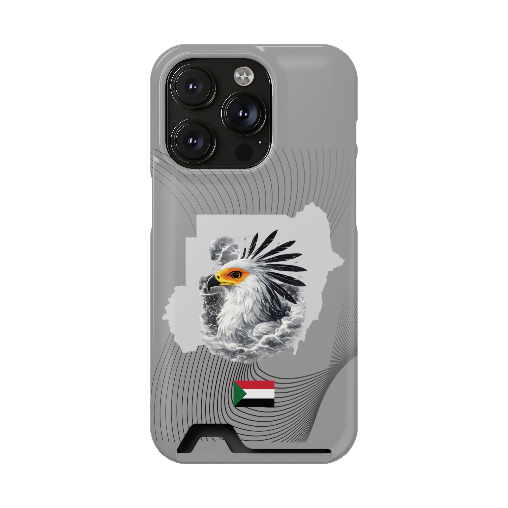 Sudan Eagle & Flag Protective Phone Case | جراب كفر علم وخريطة السودان