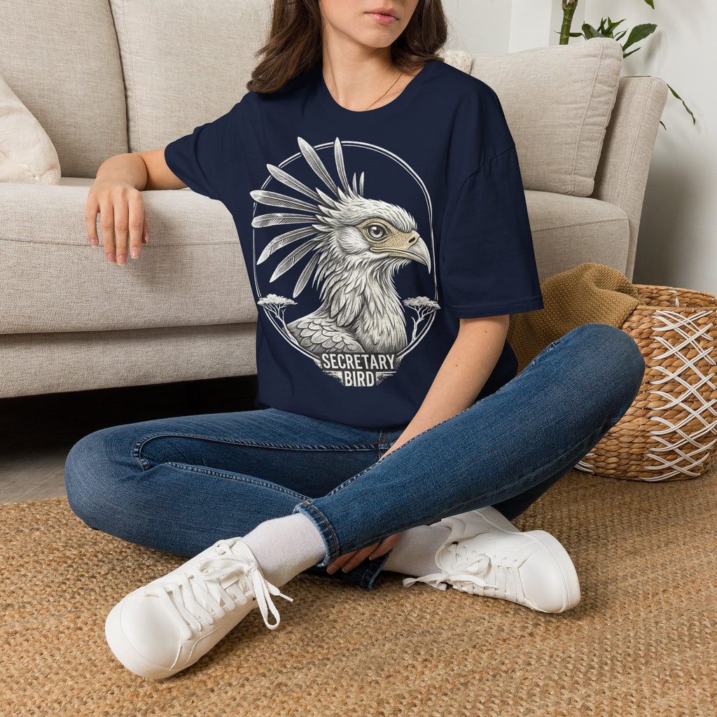 🇸🇩  Secretarybird beautiful T-Shirt | تيشرت صقر الجديان السودان قطن فاخر