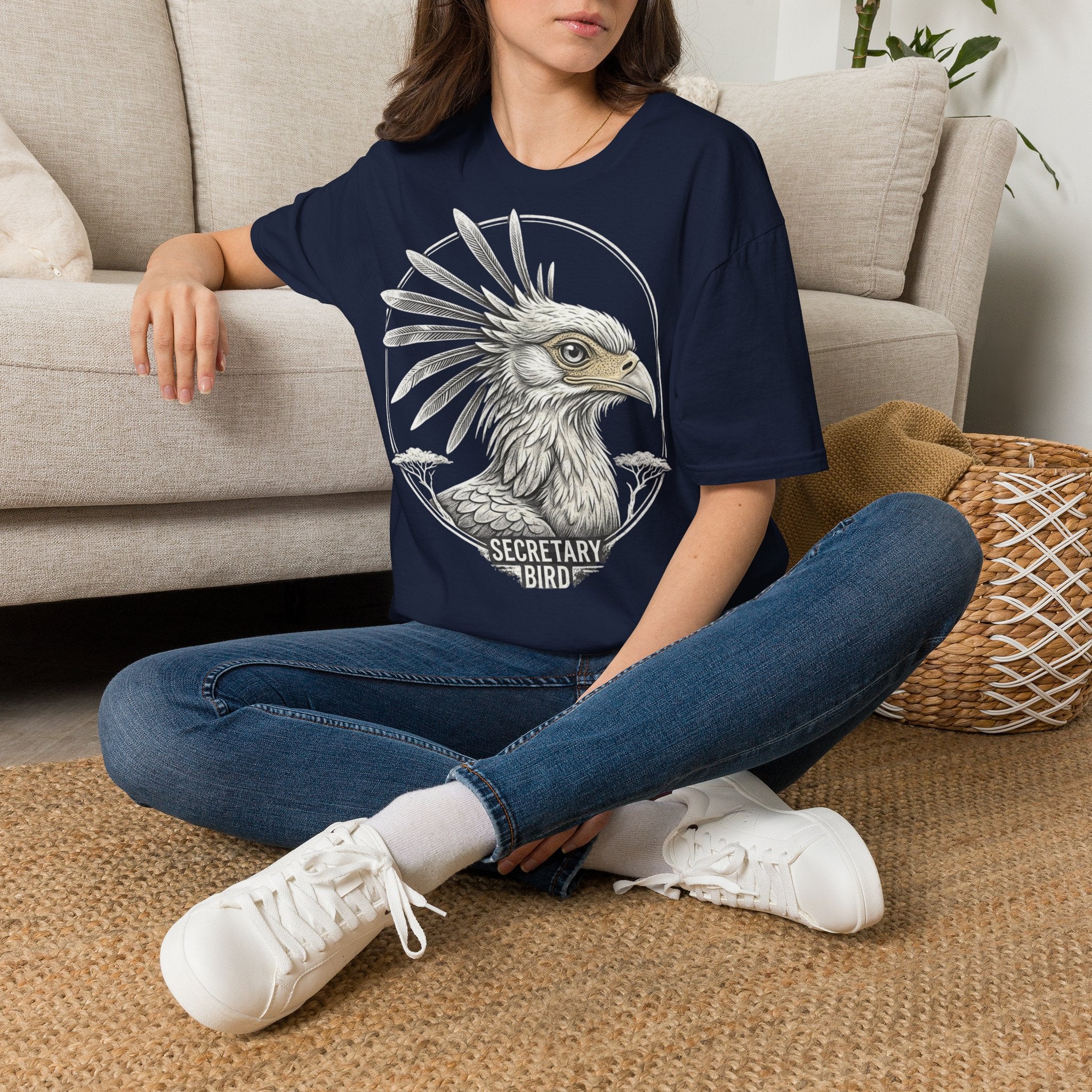 🇸🇩  Secretarybird beautiful T-Shirt | تيشرت صقر الجديان السودان قطن فاخر