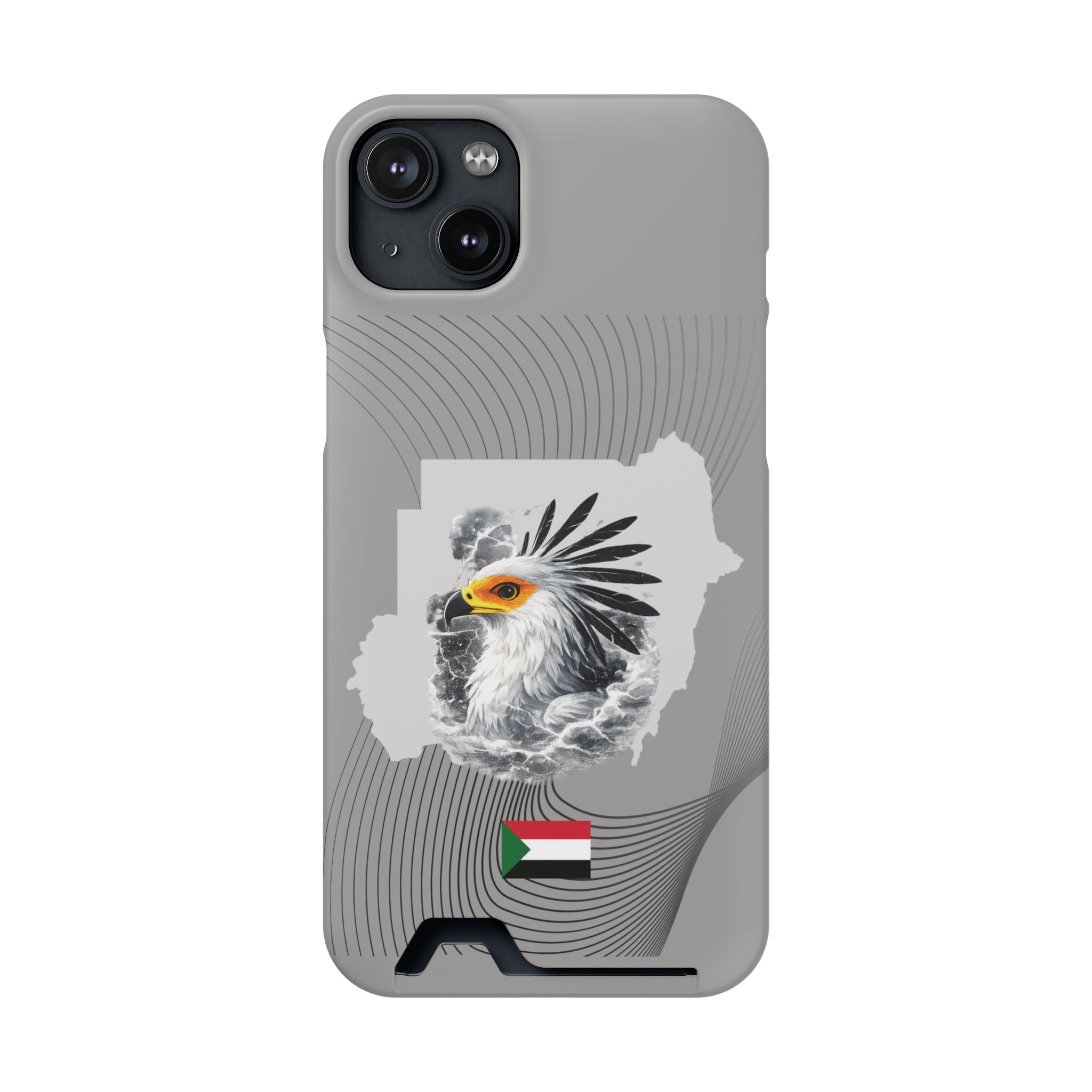 Sudan Eagle & Flag Protective Phone Case | جراب كفر علم وخريطة السودان