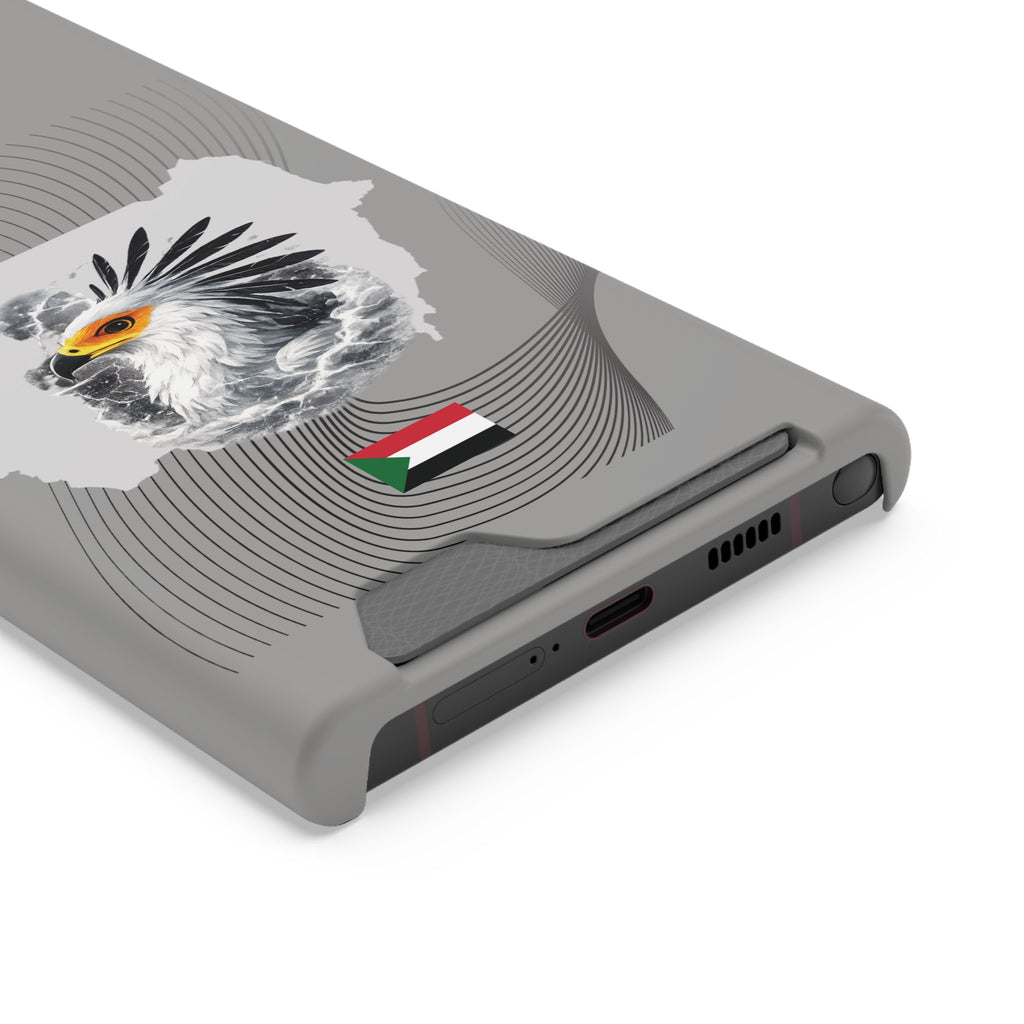 Sudan Eagle & Flag Protective Phone Case | جراب كفر علم وخريطة السودان