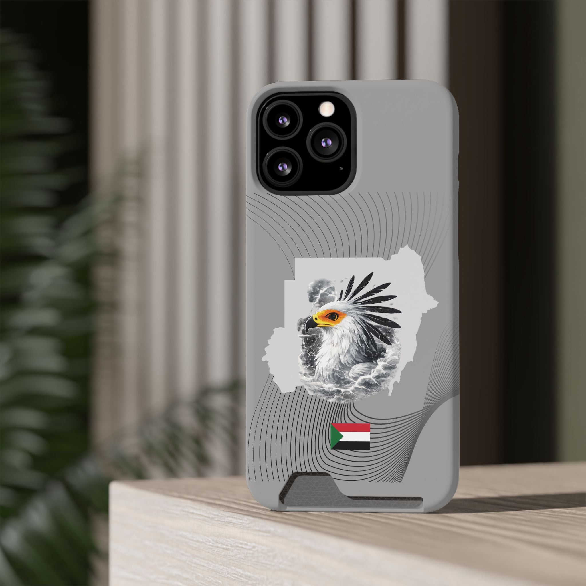 Sudan Eagle & Flag Protective Phone Case | جراب كفر علم وخريطة السودان