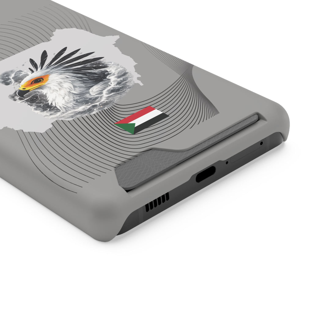 Sudan Eagle & Flag Protective Phone Case | جراب كفر علم وخريطة السودان