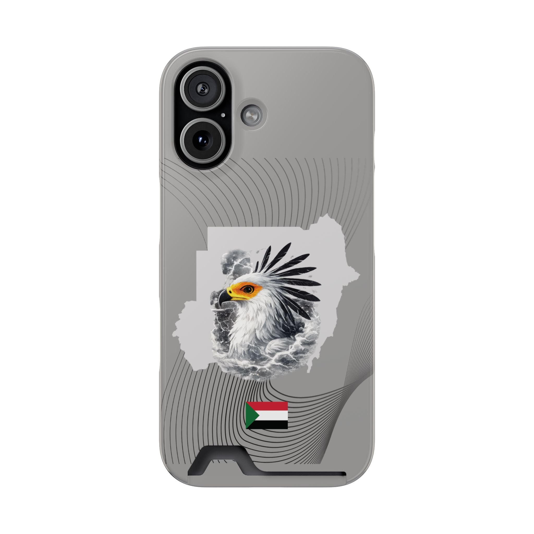 Sudan Eagle & Flag Protective Phone Case | جراب كفر علم وخريطة السودان