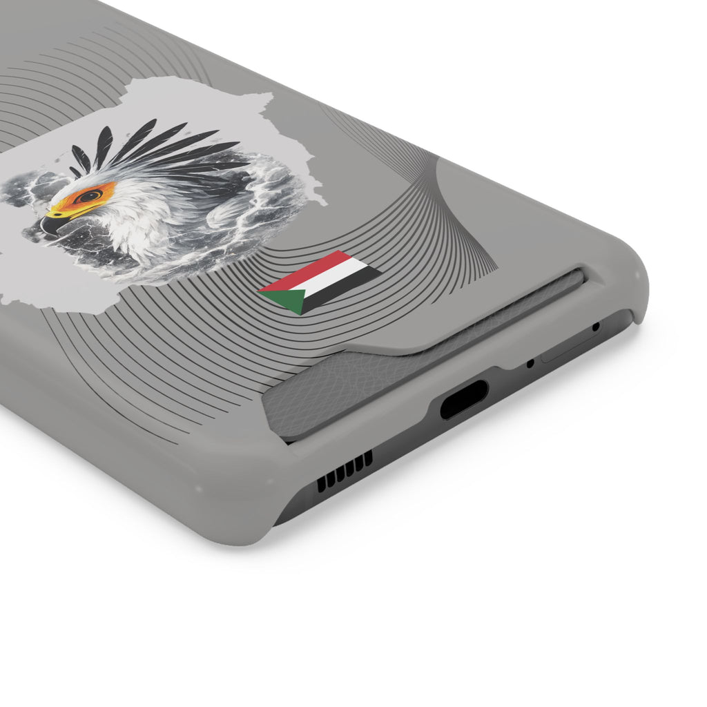 Sudan Eagle & Flag Protective Phone Case | جراب كفر علم وخريطة السودان