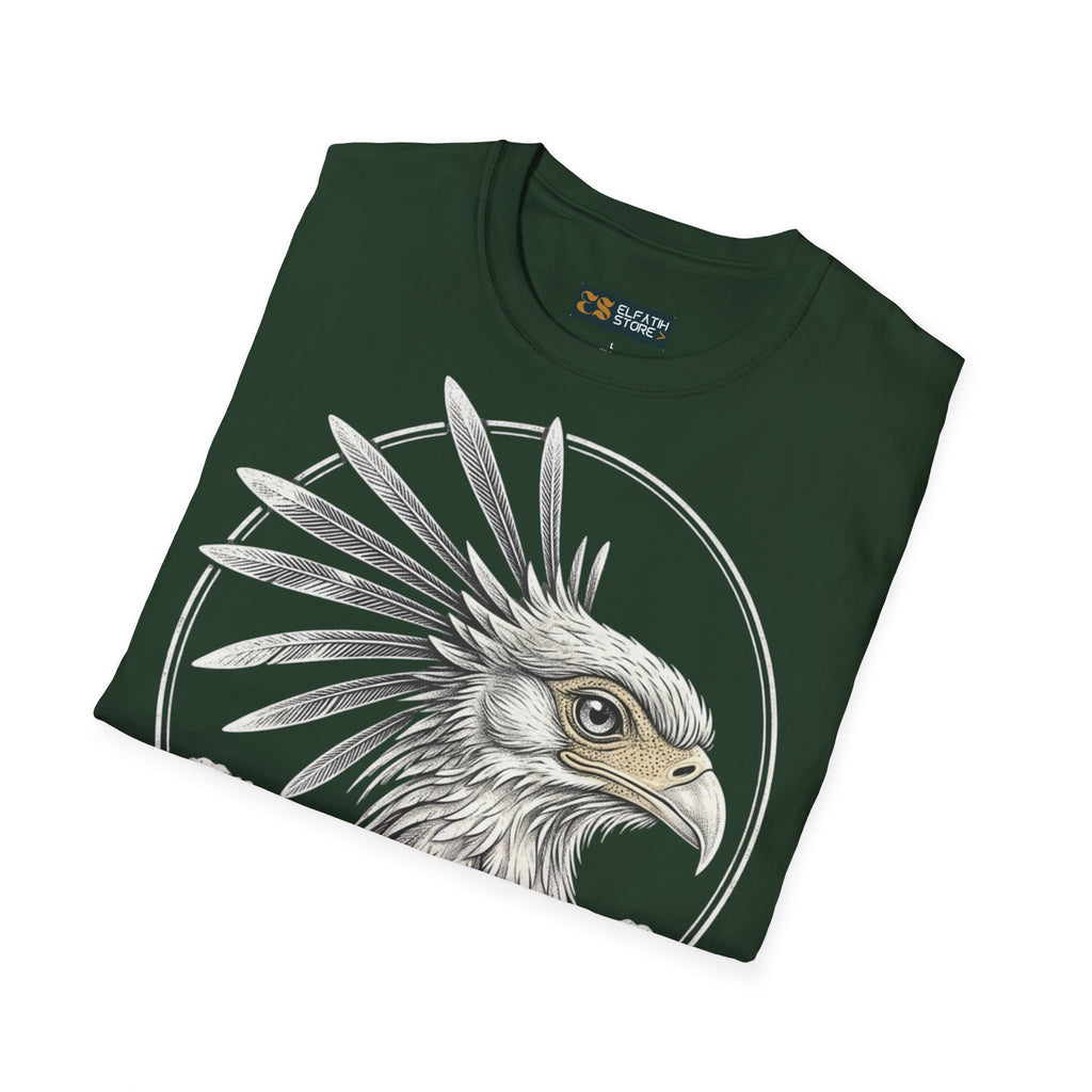 🇸🇩  Secretarybird beautiful T-Shirt | تيشرت صقر الجديان السودان قطن فاخر
