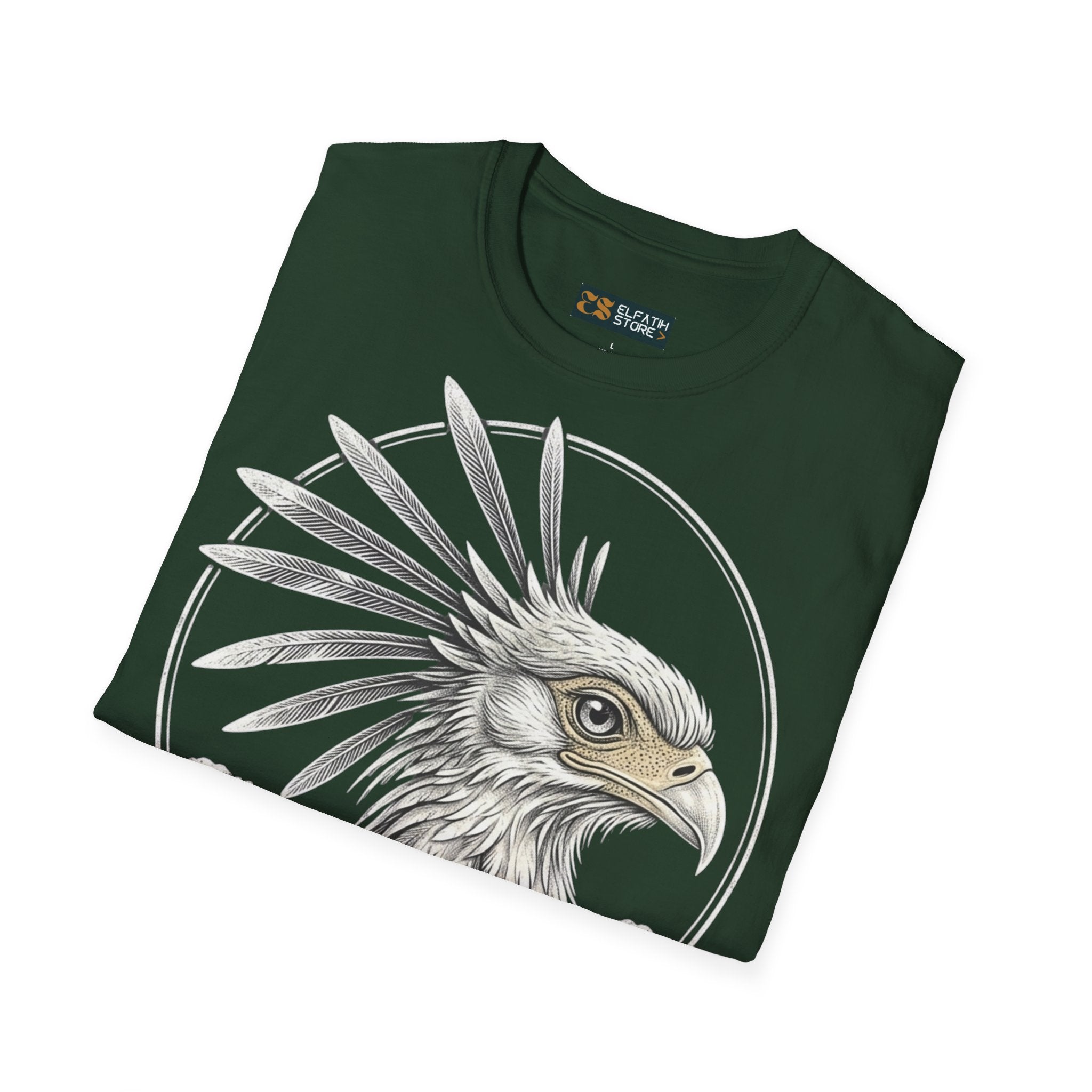 🇸🇩  Secretarybird beautiful T-Shirt | تيشرت صقر الجديان السودان قطن فاخر