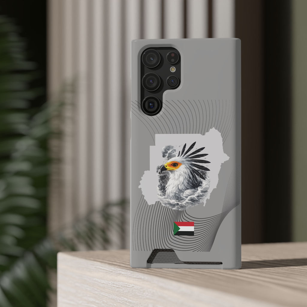 Sudan Eagle & Flag Protective Phone Case | جراب كفر علم وخريطة السودان