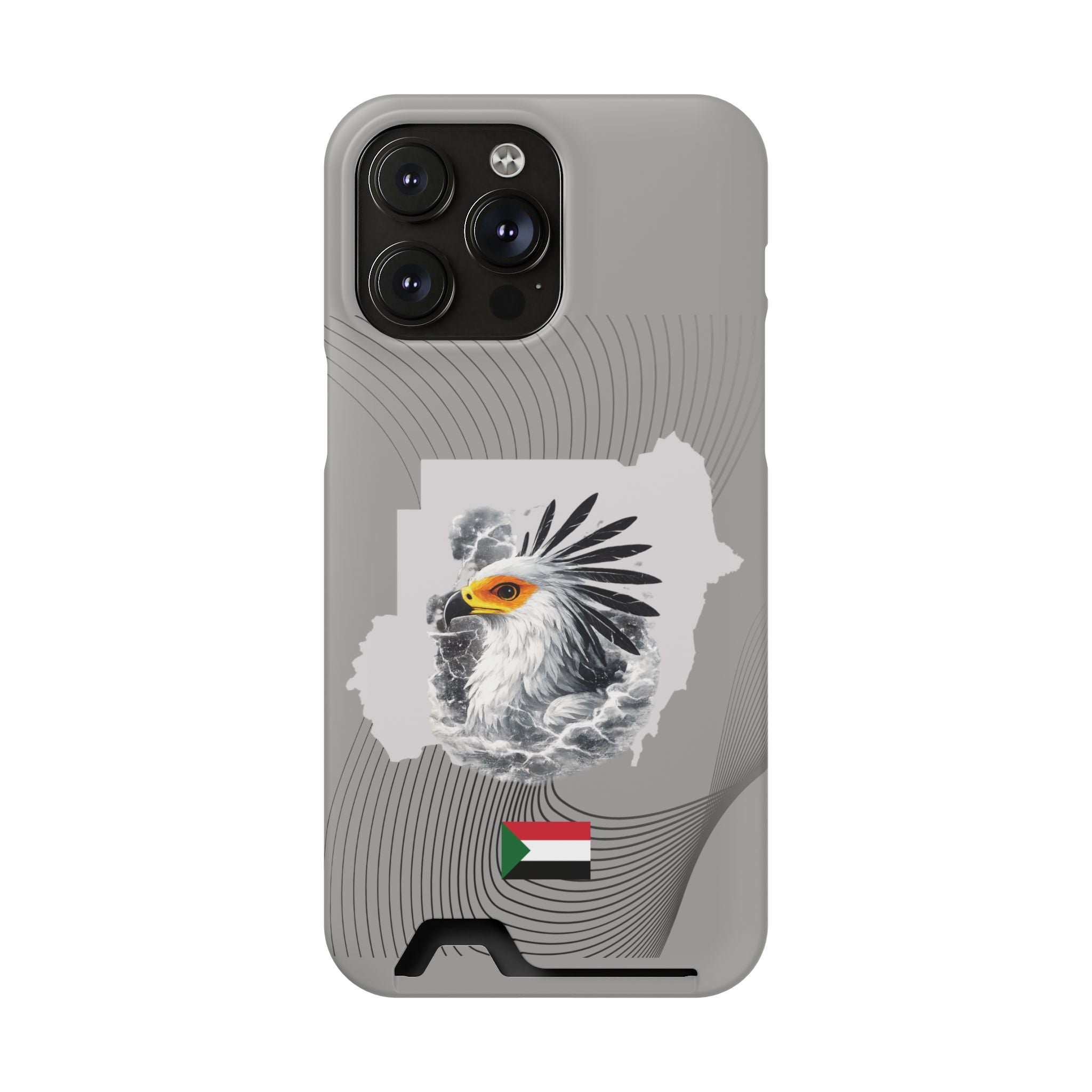 Sudan Eagle & Flag Protective Phone Case | جراب كفر علم وخريطة السودان