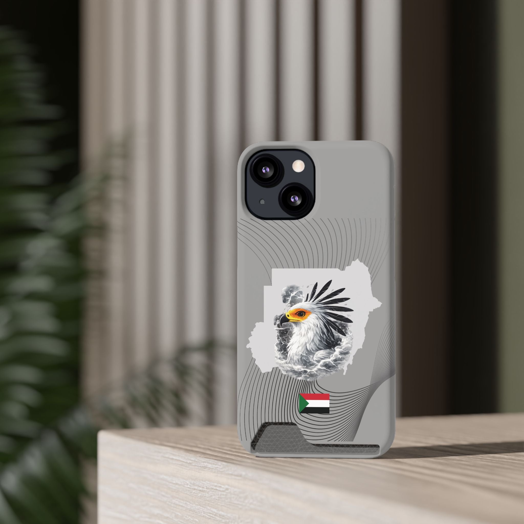 Sudan Eagle & Flag Protective Phone Case | جراب كفر علم وخريطة السودان