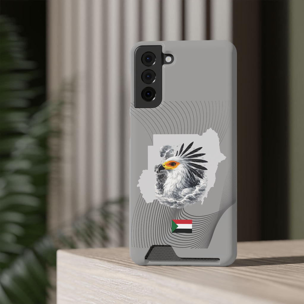 Sudan Eagle & Flag Protective Phone Case | جراب كفر علم وخريطة السودان