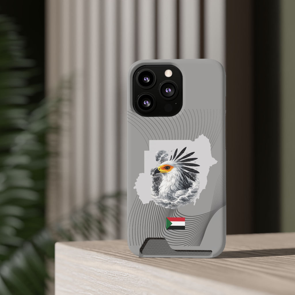 Sudan Eagle & Flag Protective Phone Case | جراب كفر علم وخريطة السودان