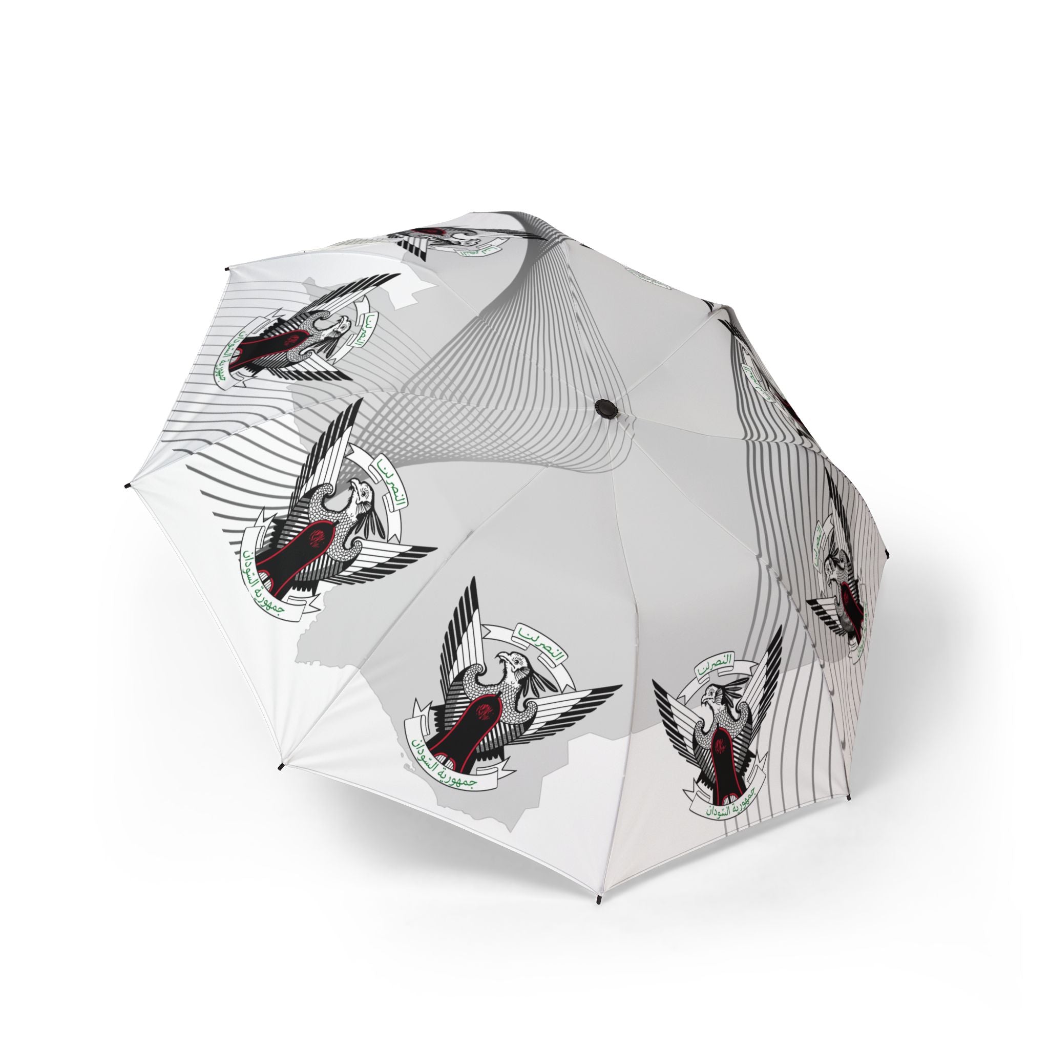 Secretary Bird Foldable Windproof Umbrella | مظلة شمسية صقر الجديان