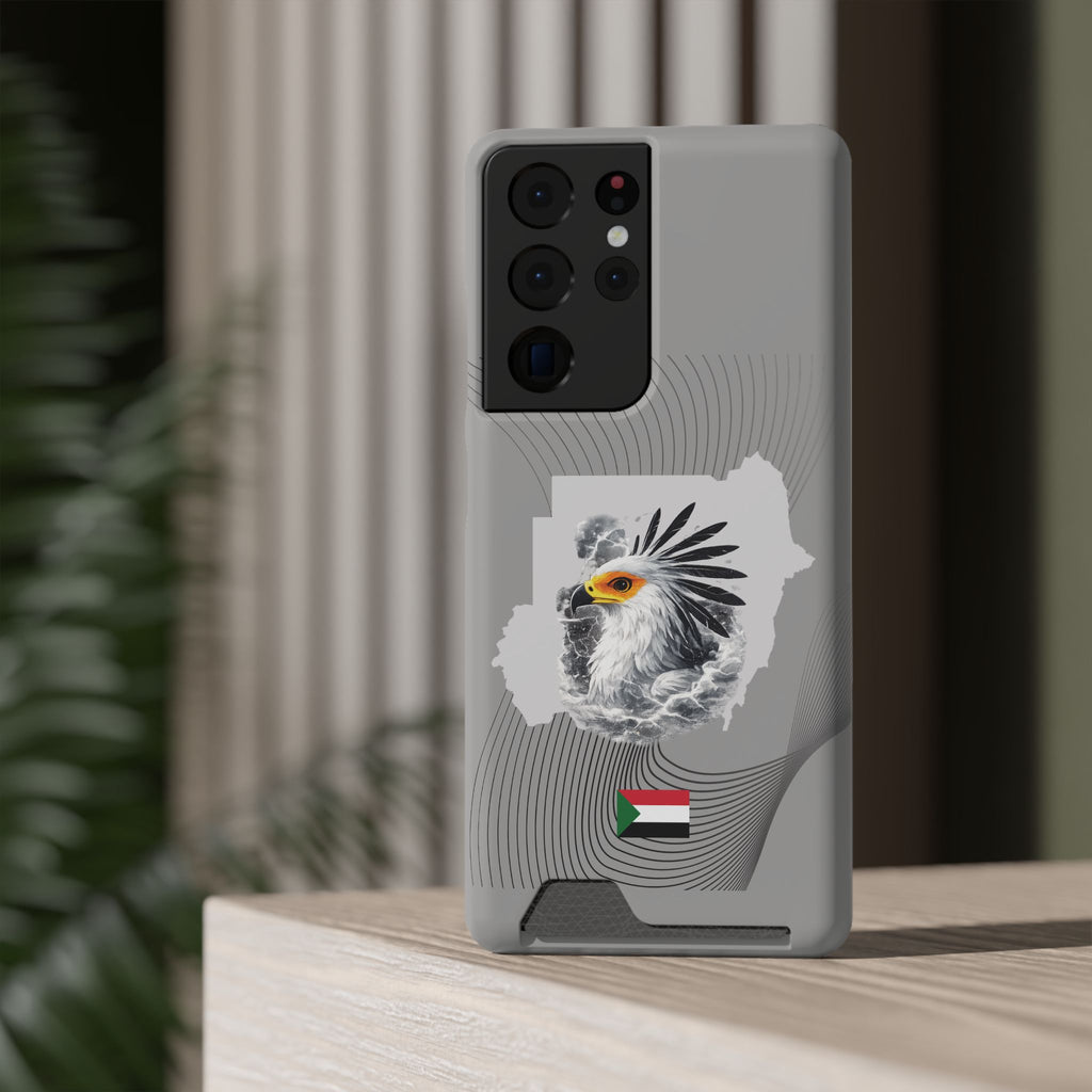 Sudan Eagle & Flag Protective Phone Case | جراب كفر علم وخريطة السودان