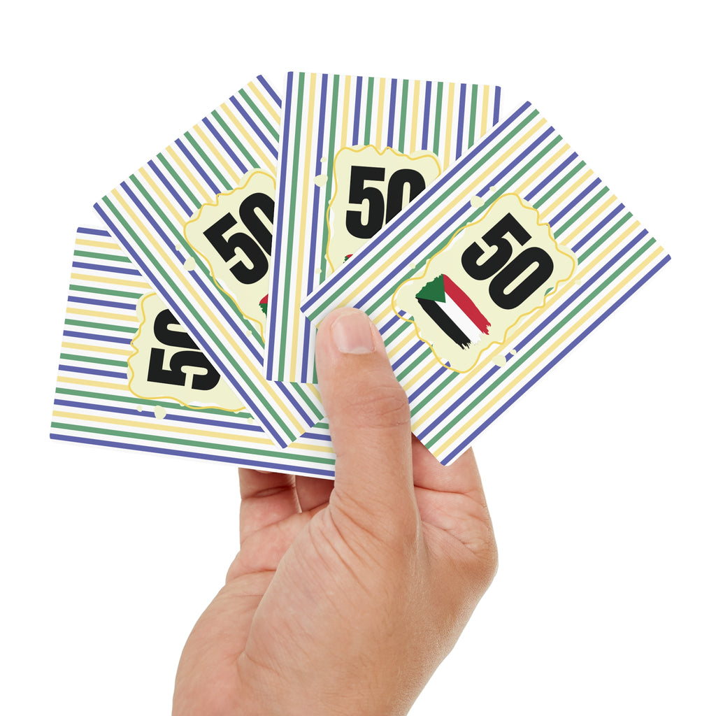 Playing Cards | كتشية 50 سودانية | كشتينة اصلية