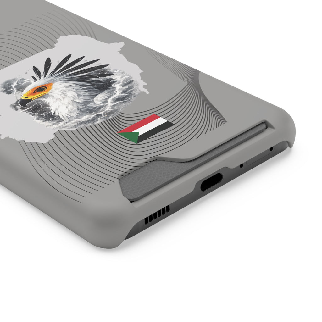 Sudan Eagle & Flag Protective Phone Case | جراب كفر علم وخريطة السودان