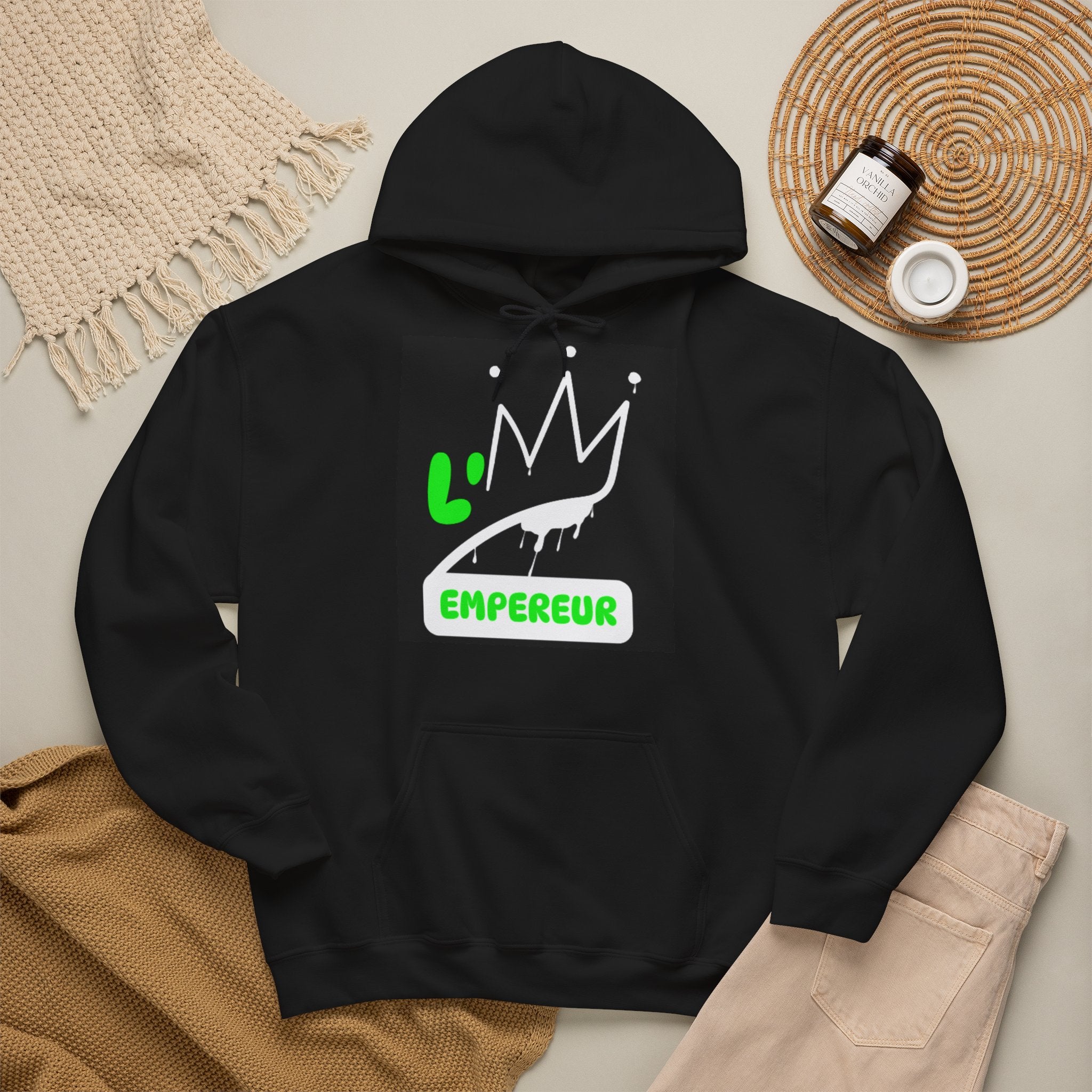 L'Empereur Crown Premium Hoodie | قائد عام العزابة | هودي سوداني فاخر