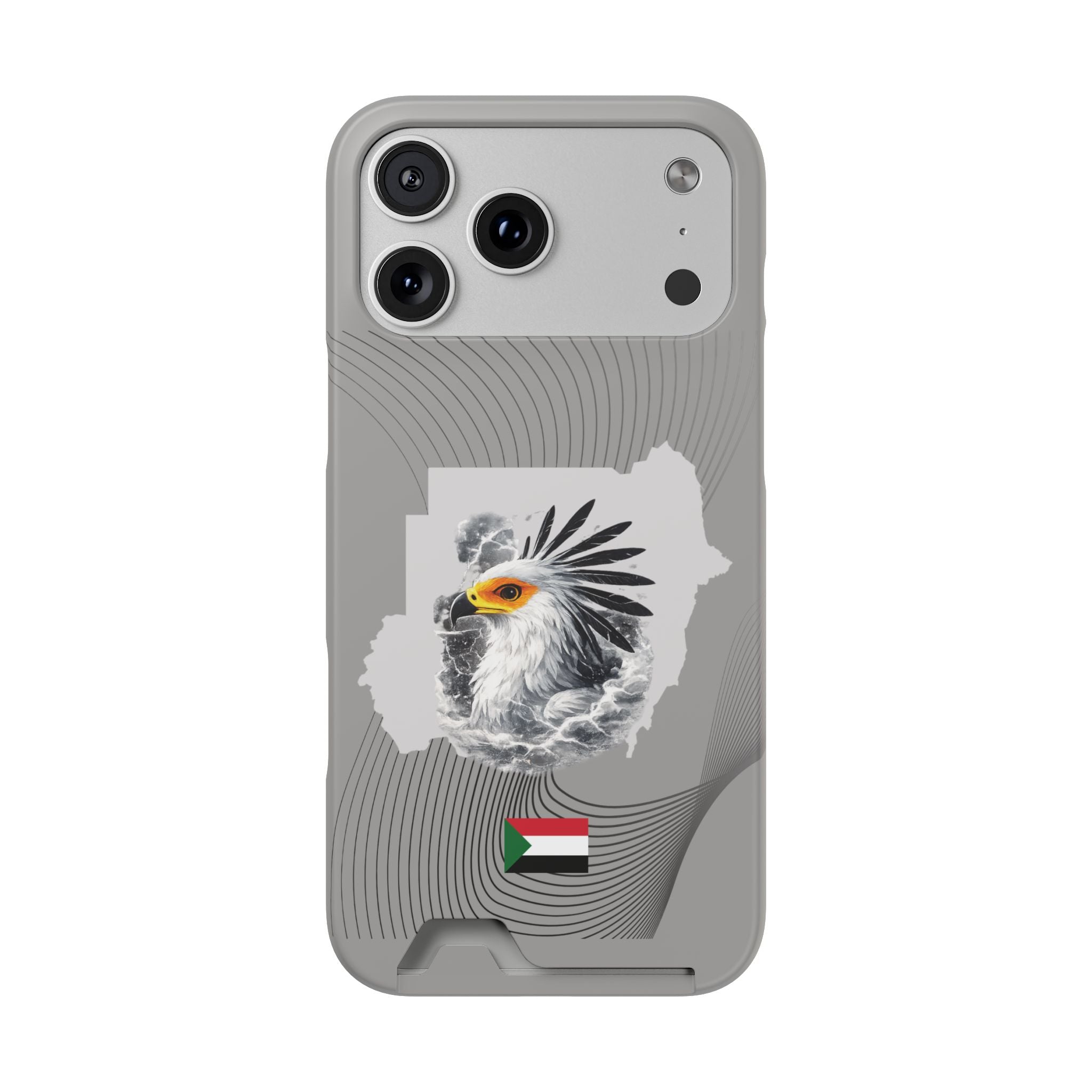Sudan Eagle & Flag Protective Phone Case | جراب كفر علم وخريطة السودان