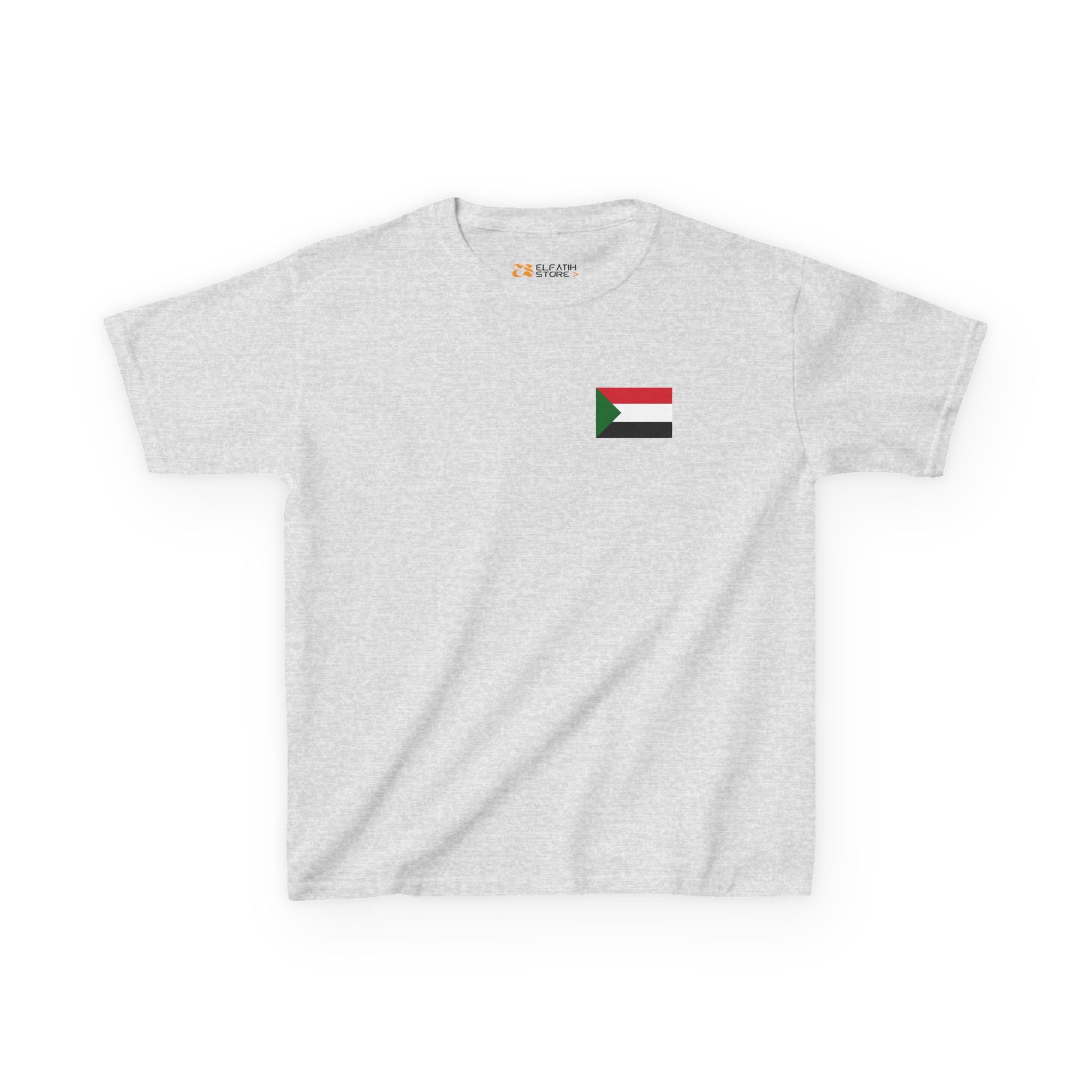 Patriotic Kids Sudan Flag T‑Shirt | تيشرت الطفل الوطني علم السوداني