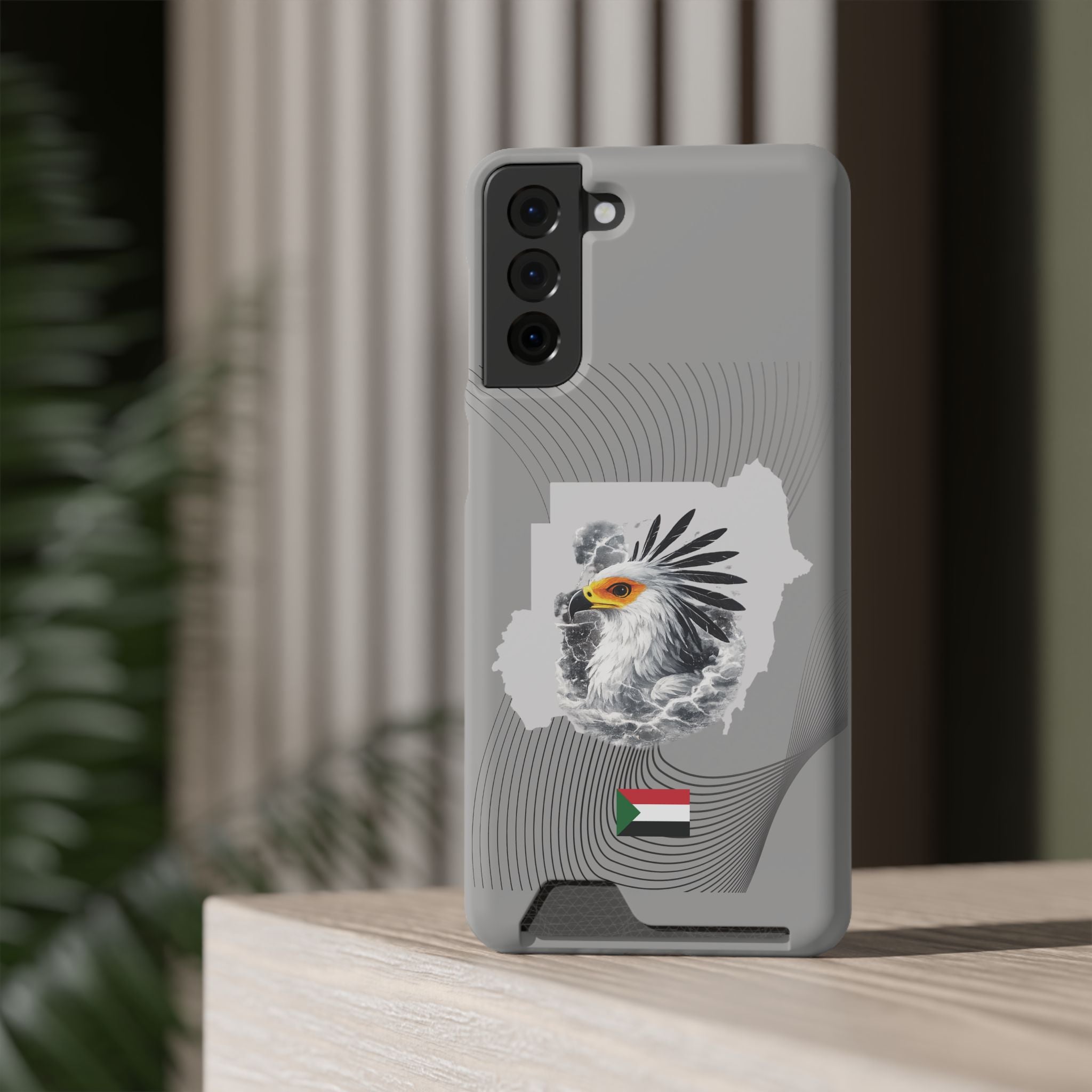 Sudan Eagle & Flag Protective Phone Case | جراب كفر علم وخريطة السودان