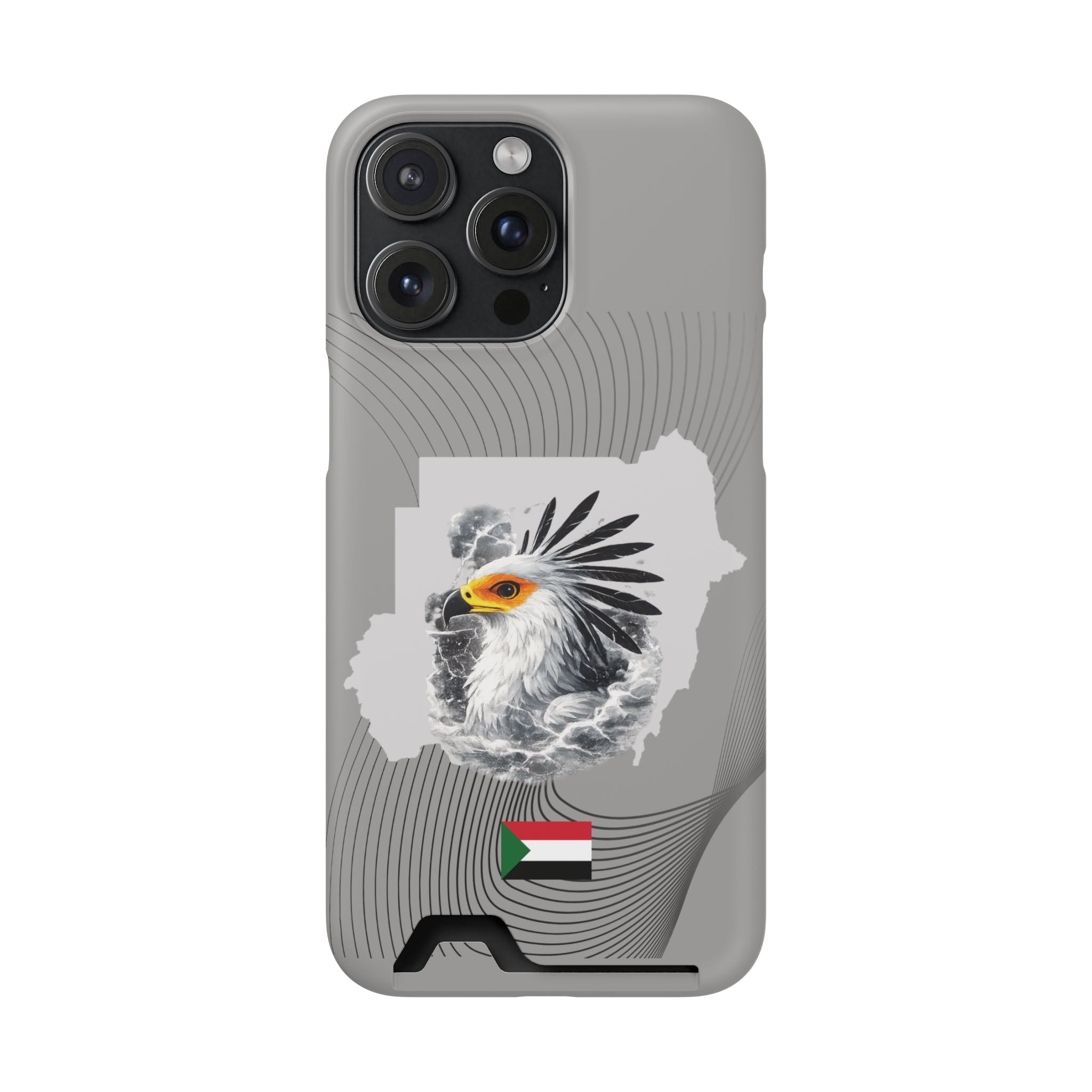 Sudan Eagle & Flag Protective Phone Case | جراب كفر علم وخريطة السودان