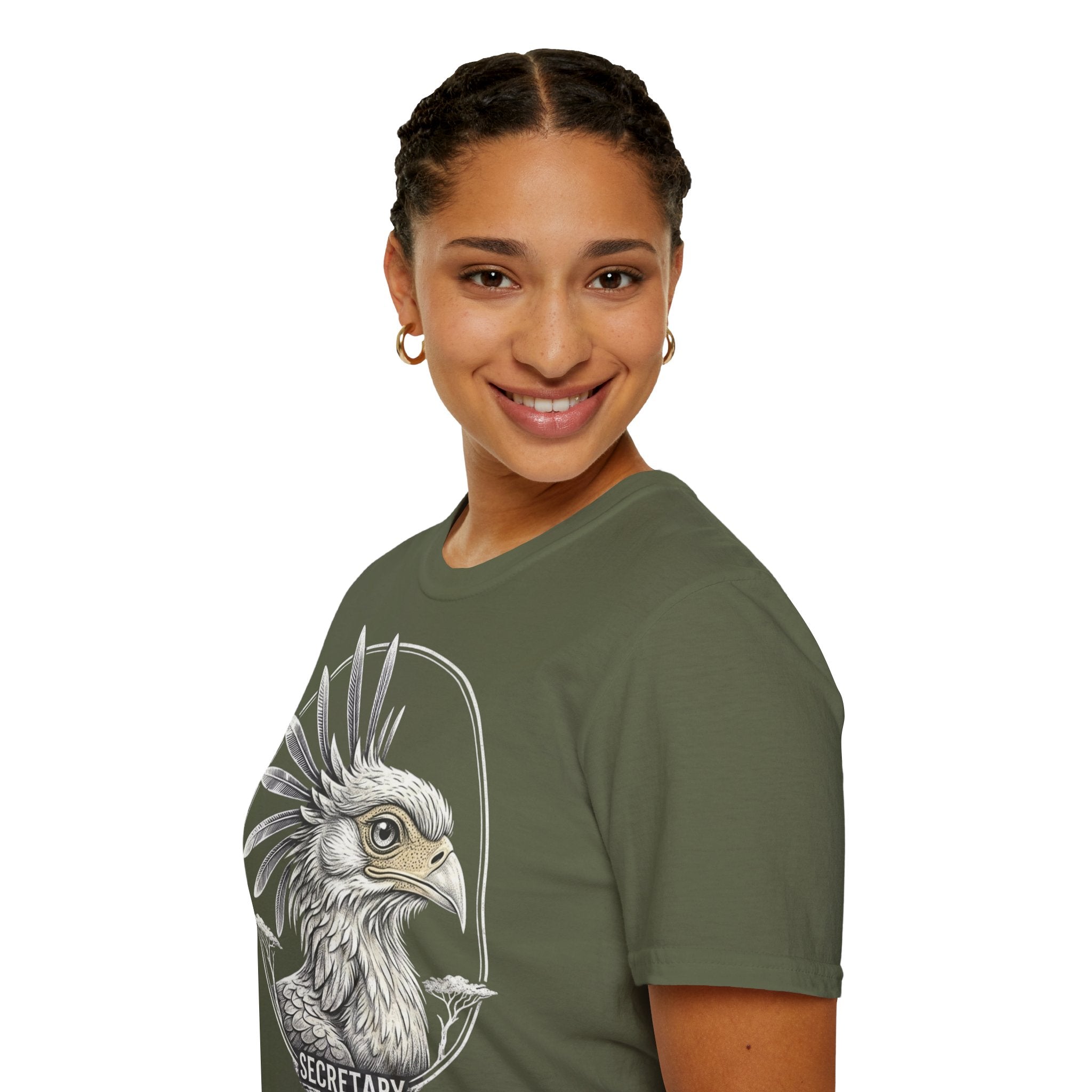 🇸🇩  Secretarybird beautiful T-Shirt | تيشرت صقر الجديان السودان قطن فاخر