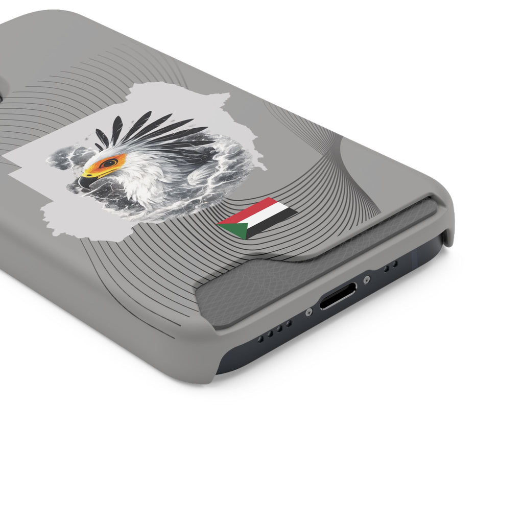 Sudan Eagle & Flag Protective Phone Case | جراب كفر علم وخريطة السودان