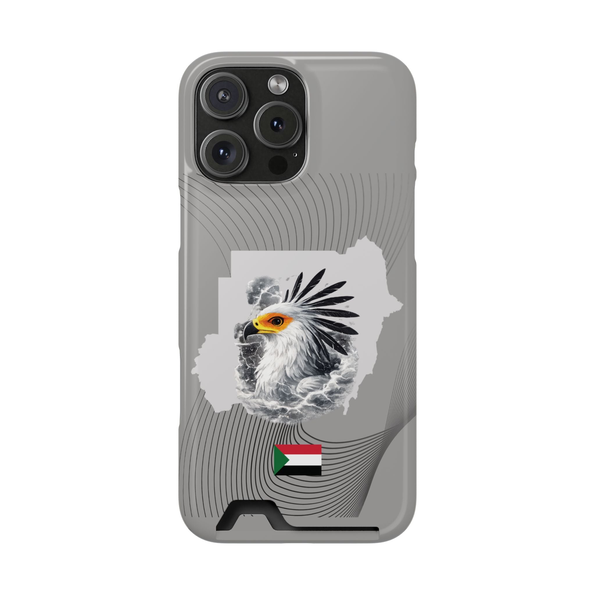Sudan Eagle & Flag Protective Phone Case | جراب كفر علم وخريطة السودان
