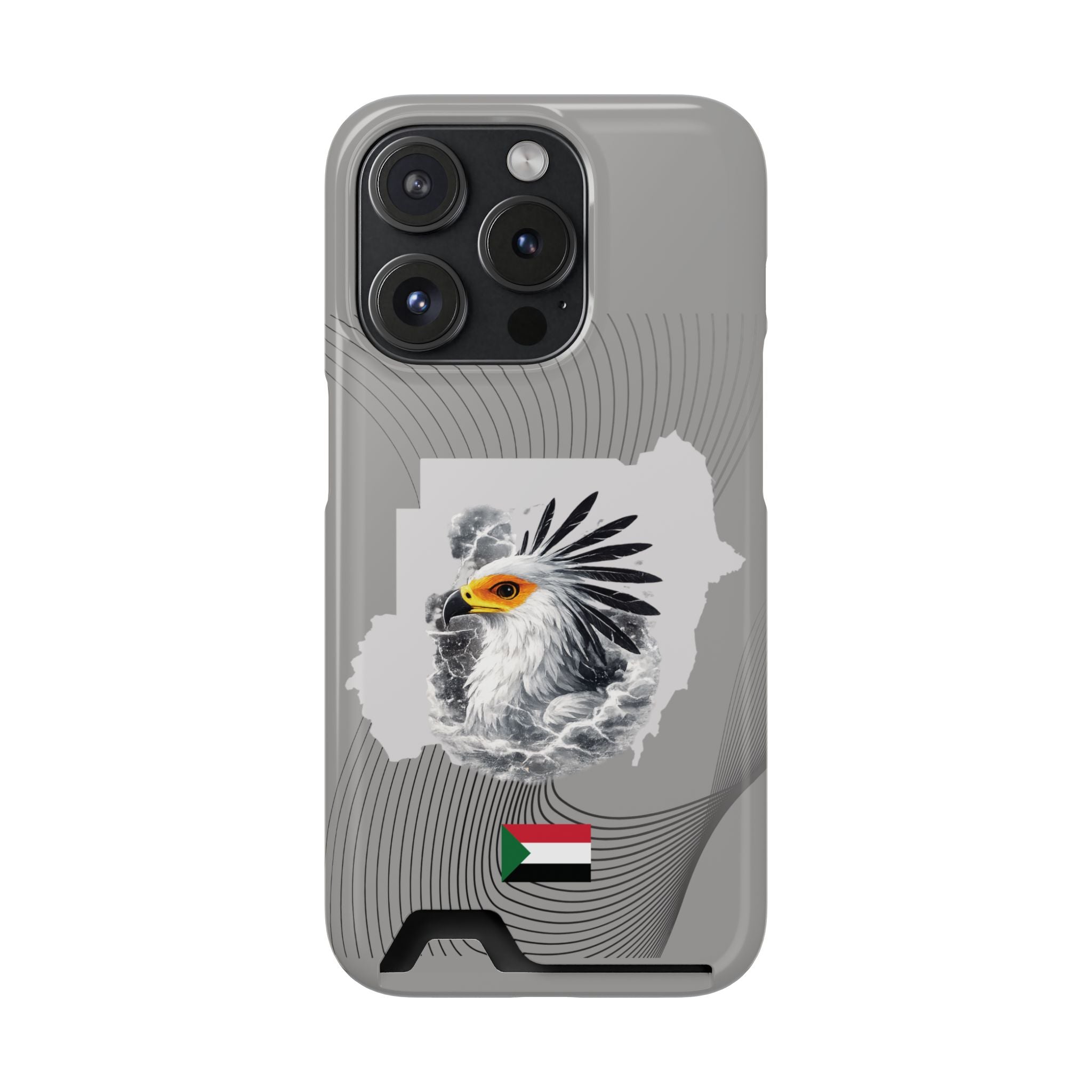 Sudan Eagle & Flag Protective Phone Case | جراب كفر علم وخريطة السودان