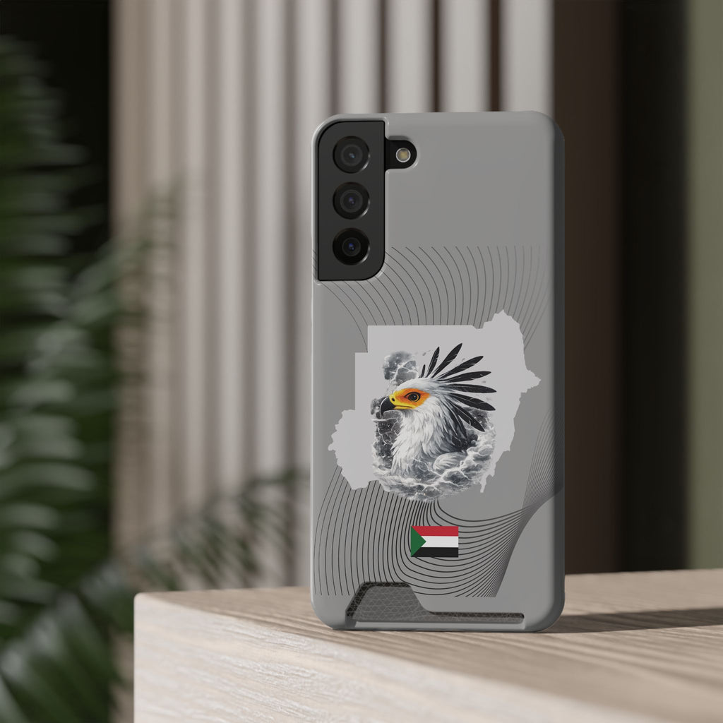 Sudan Eagle & Flag Protective Phone Case | جراب كفر علم وخريطة السودان