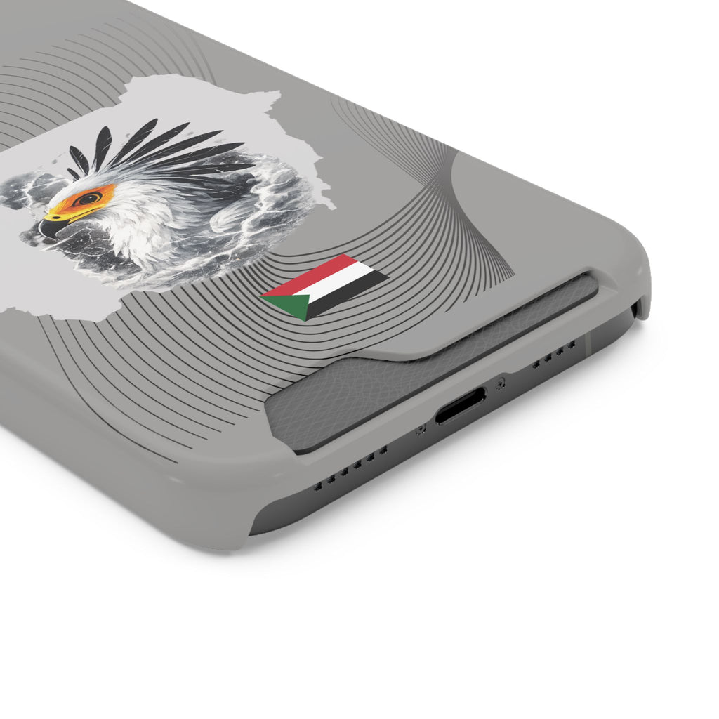 Sudan Eagle & Flag Protective Phone Case | جراب كفر علم وخريطة السودان