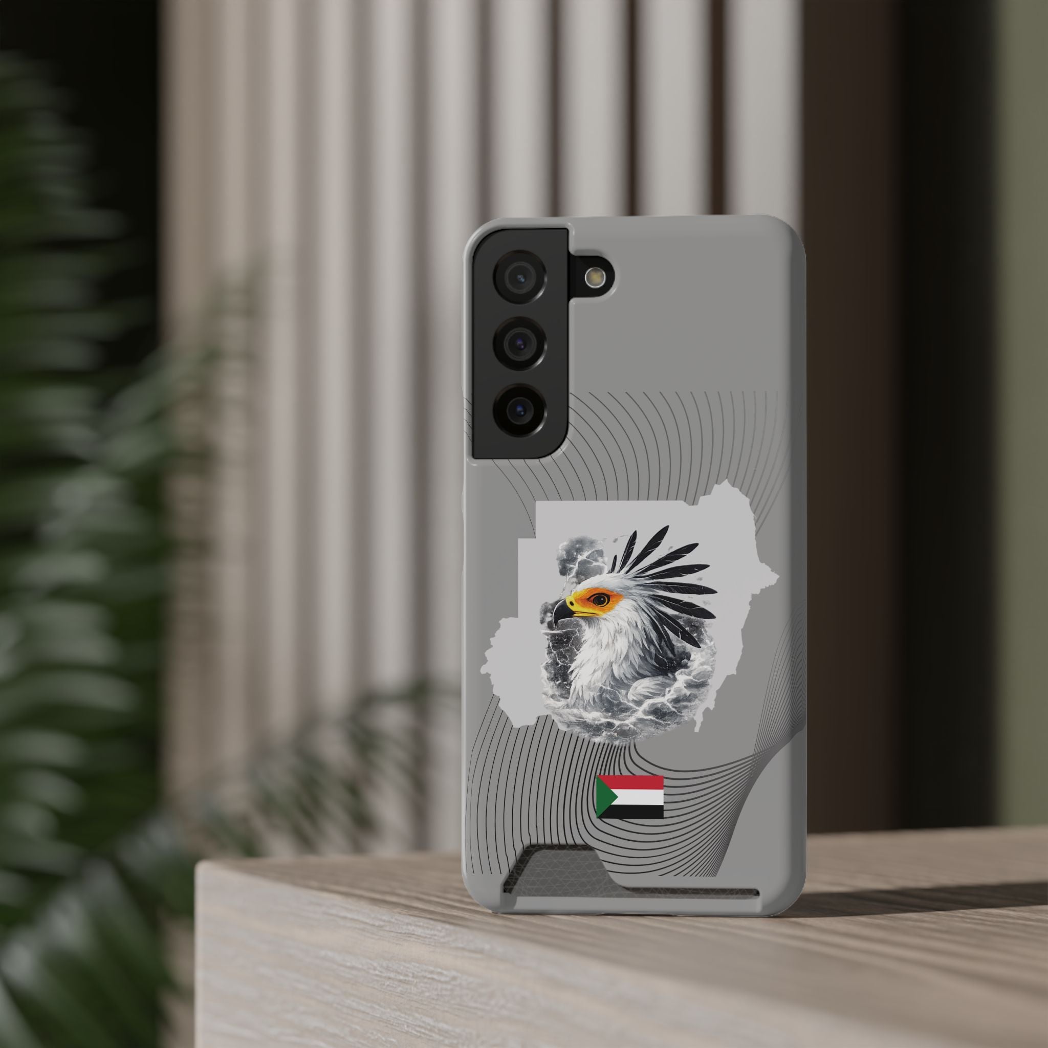 Sudan Eagle & Flag Protective Phone Case | جراب كفر علم وخريطة السودان