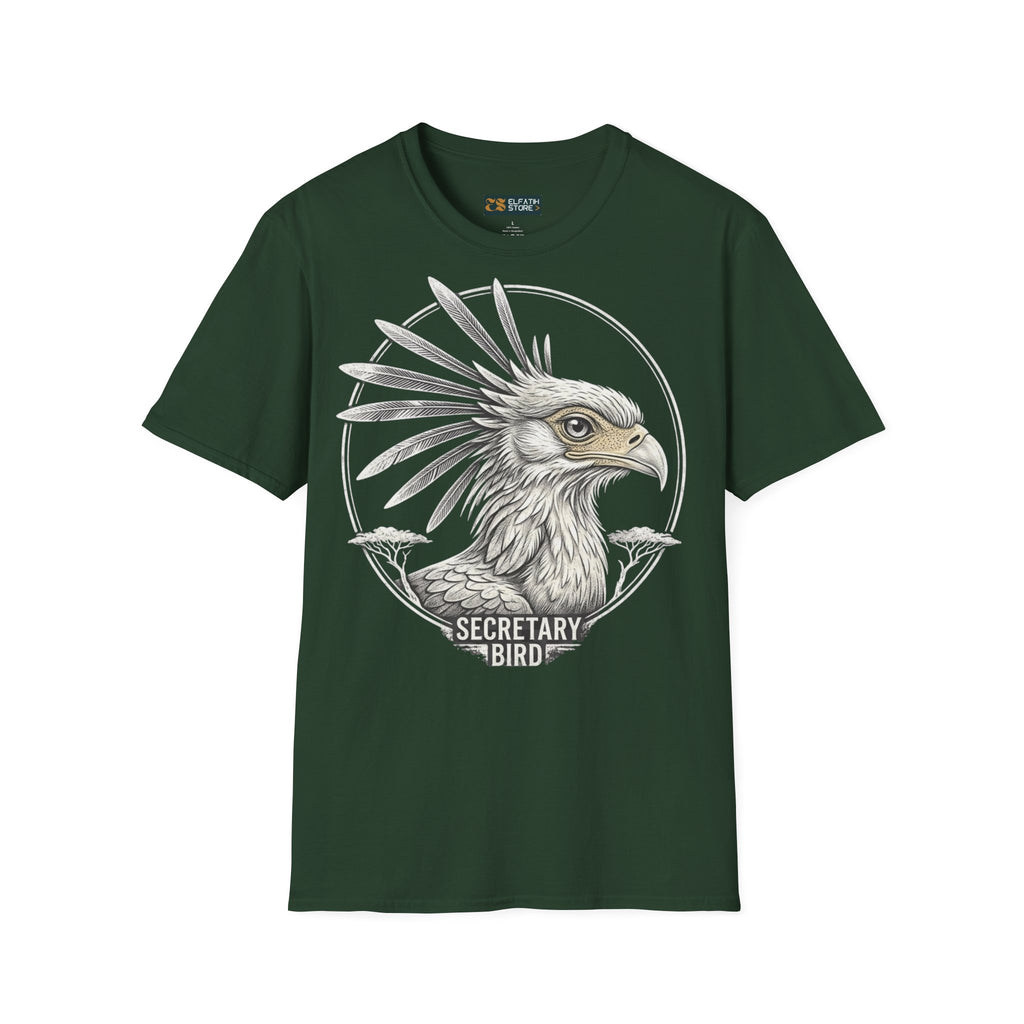 🇸🇩  Secretarybird beautiful T-Shirt | تيشرت صقر الجديان السودان قطن فاخر