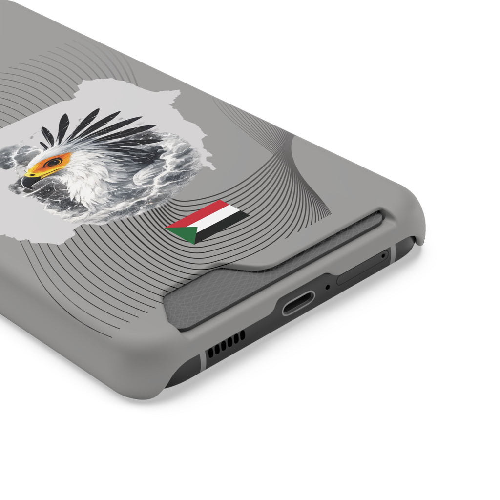 Sudan Eagle & Flag Protective Phone Case | جراب كفر علم وخريطة السودان