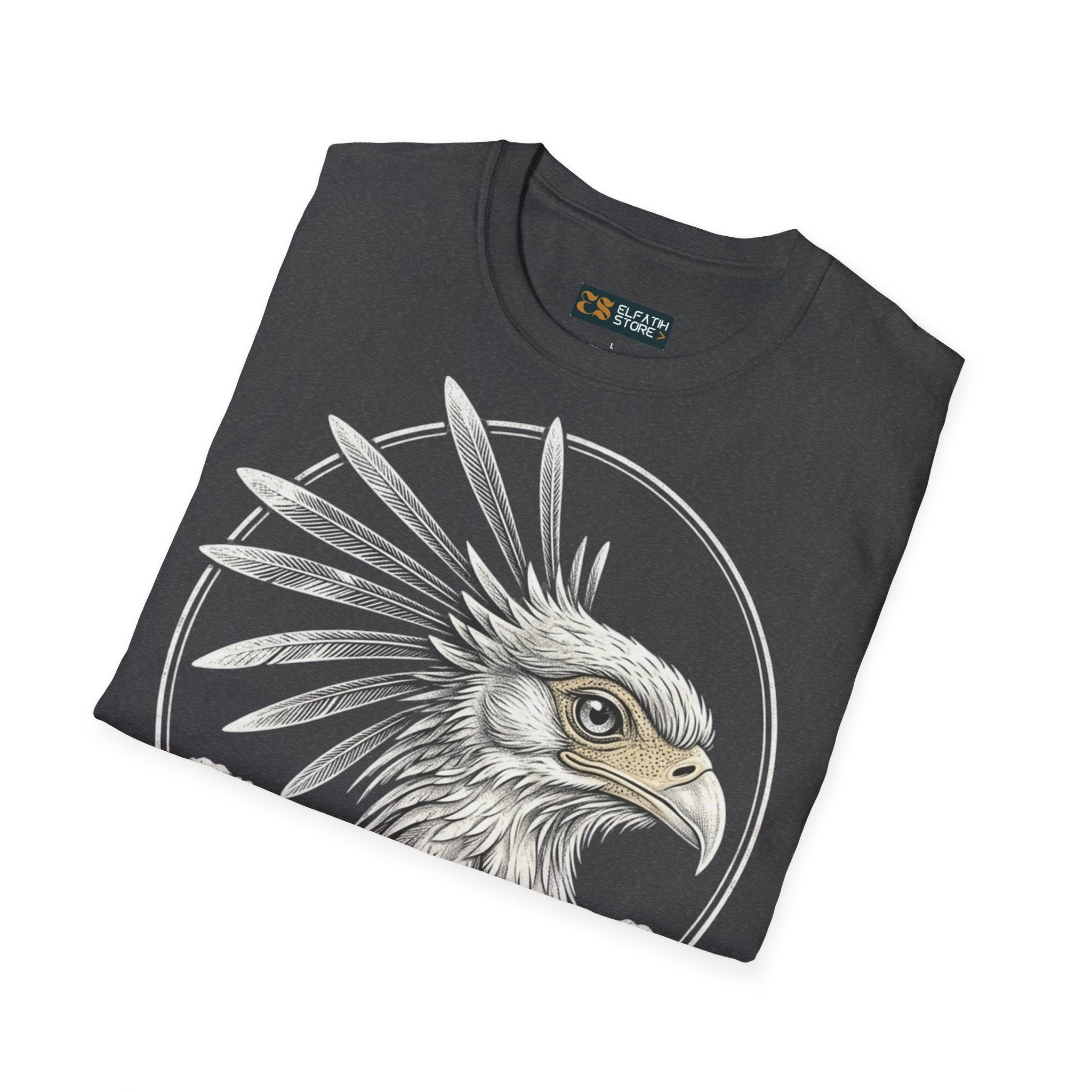 🇸🇩  Secretarybird beautiful T-Shirt | تيشرت صقر الجديان السودان قطن فاخر