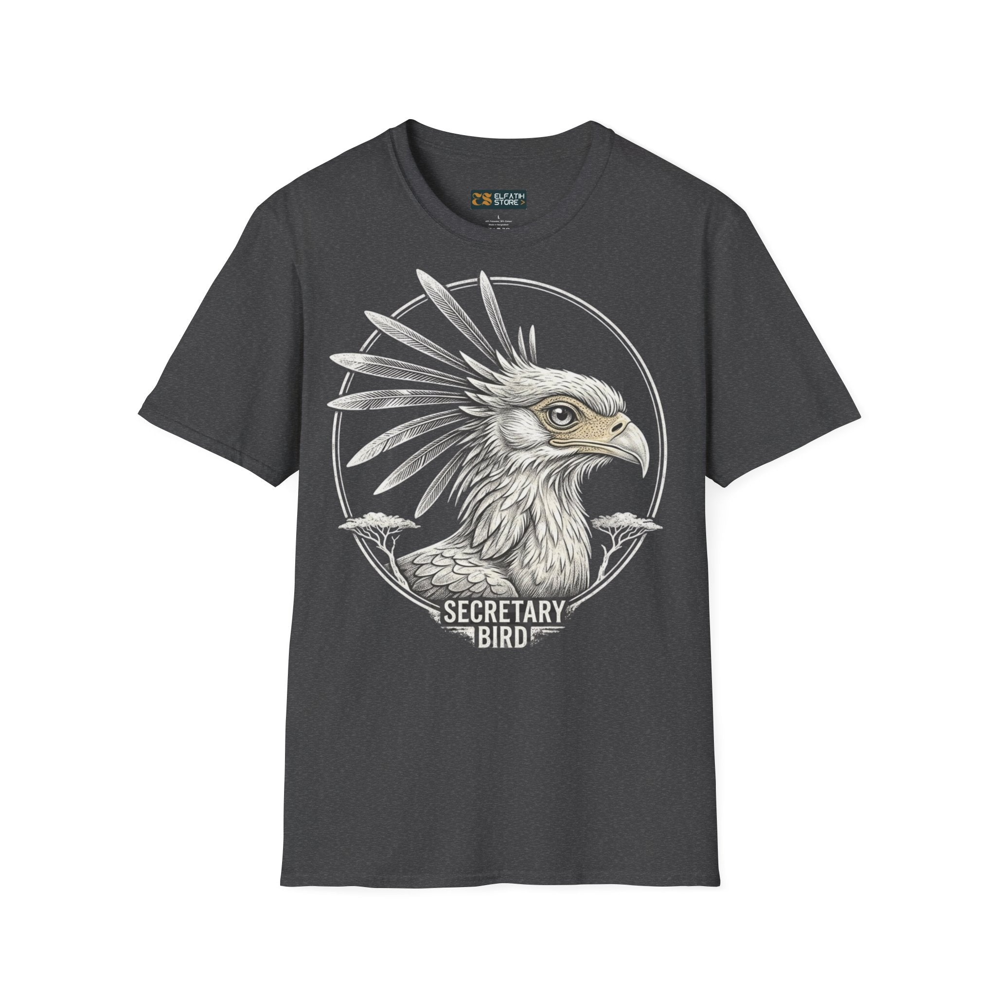 🇸🇩  Secretarybird beautiful T-Shirt | تيشرت صقر الجديان السودان قطن فاخر