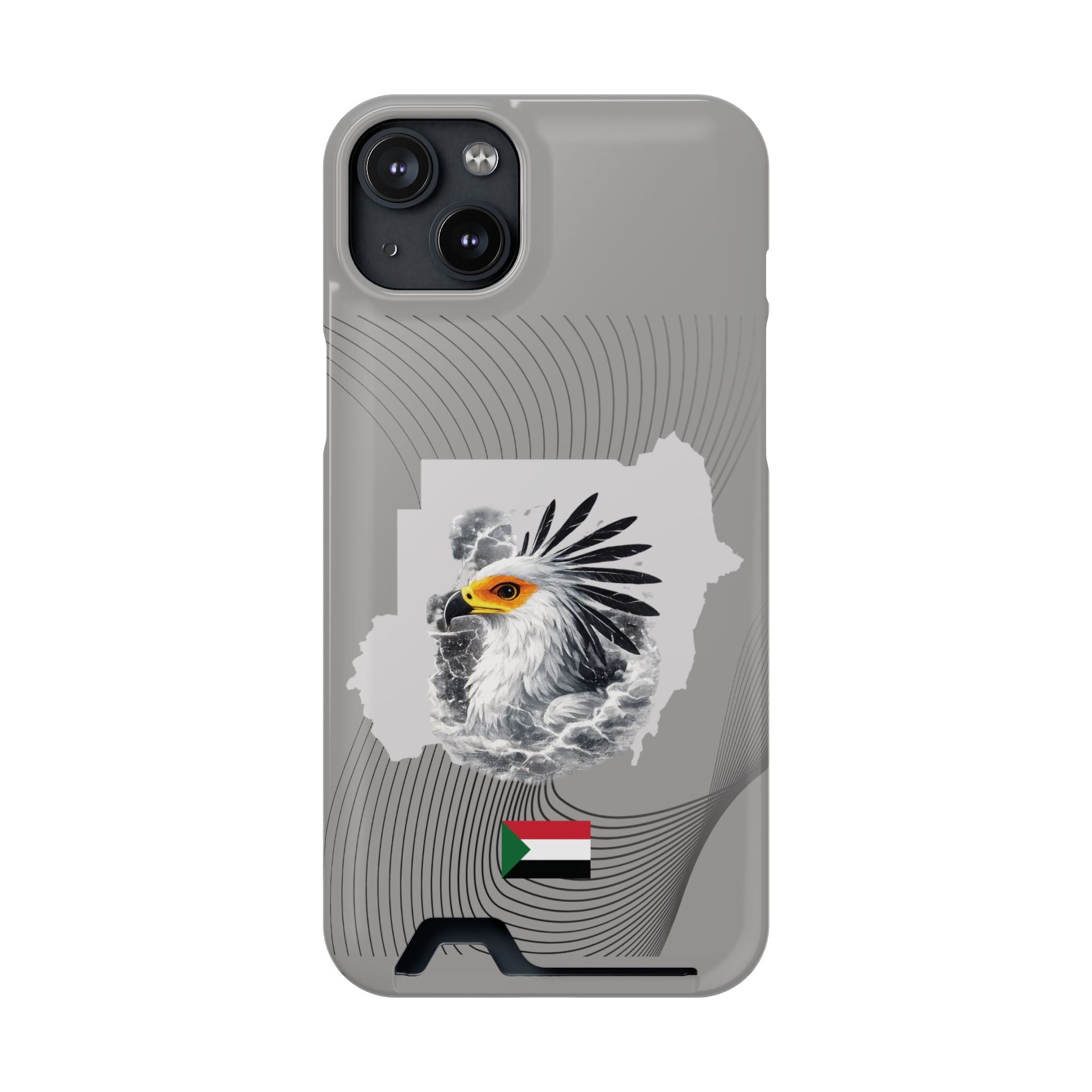 Sudan Eagle & Flag Protective Phone Case | جراب كفر علم وخريطة السودان