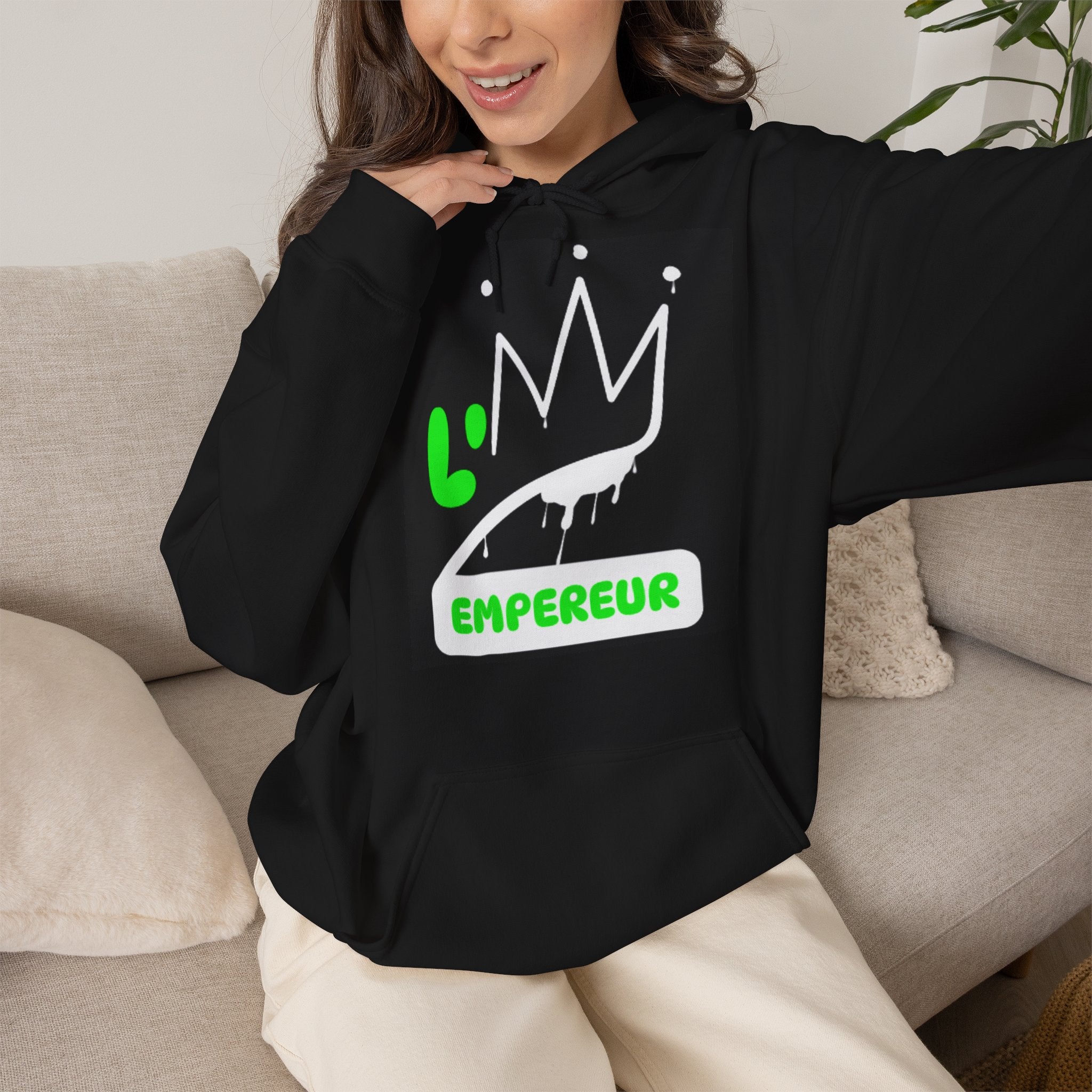 L'Empereur Crown Premium Hoodie | قائد عام العزابة | هودي سوداني فاخر