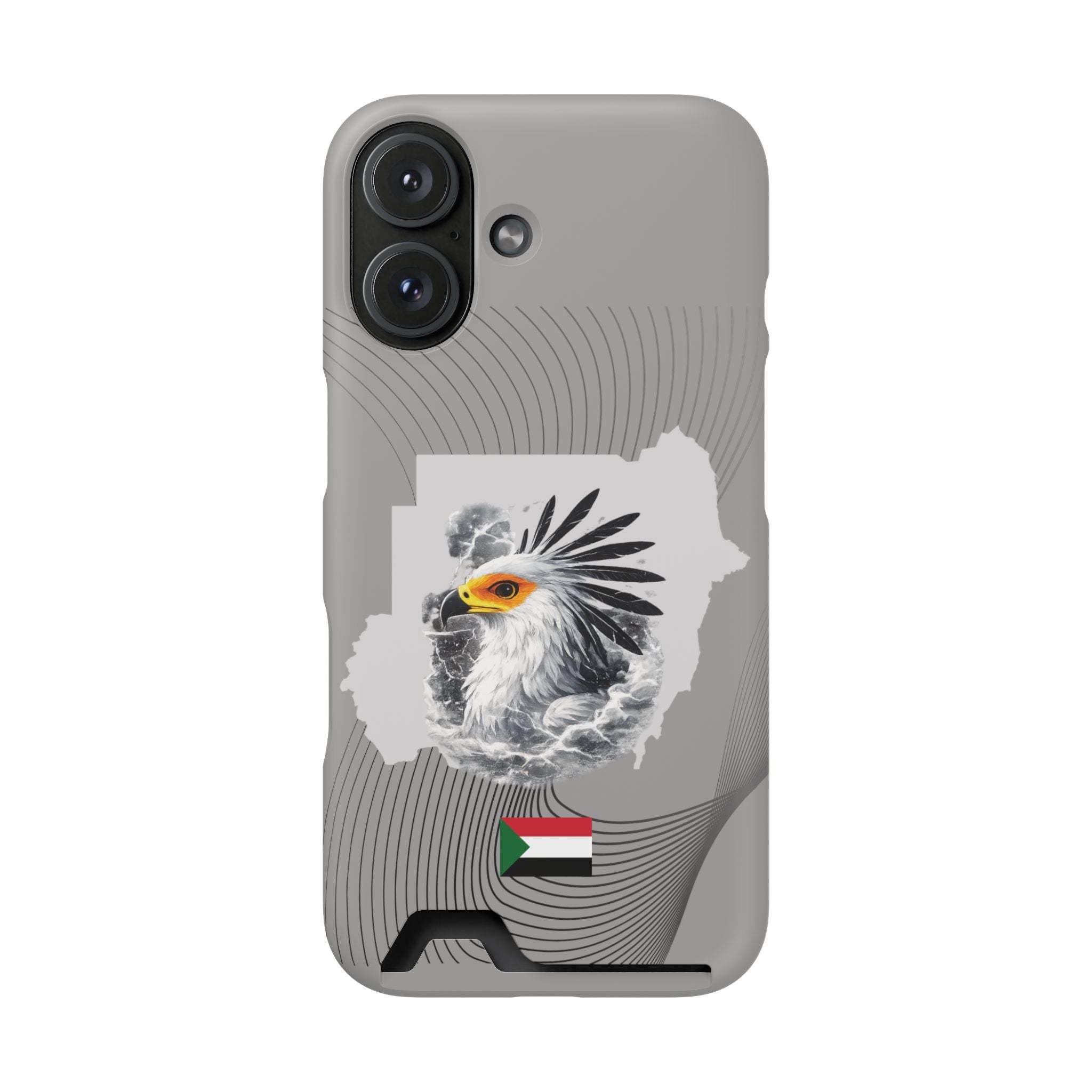 Sudan Eagle & Flag Protective Phone Case | جراب كفر علم وخريطة السودان