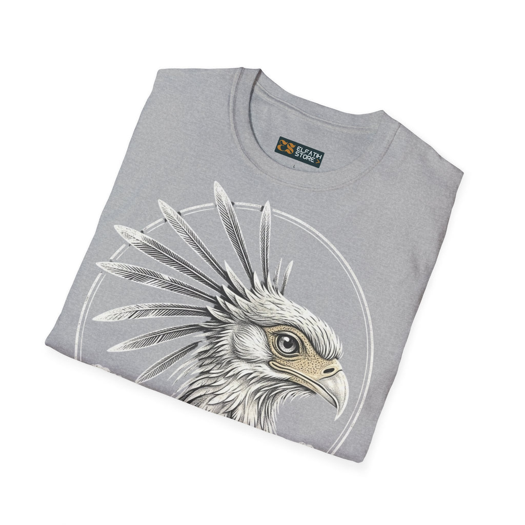 🇸🇩  Secretarybird beautiful T-Shirt | تيشرت صقر الجديان السودان قطن فاخر