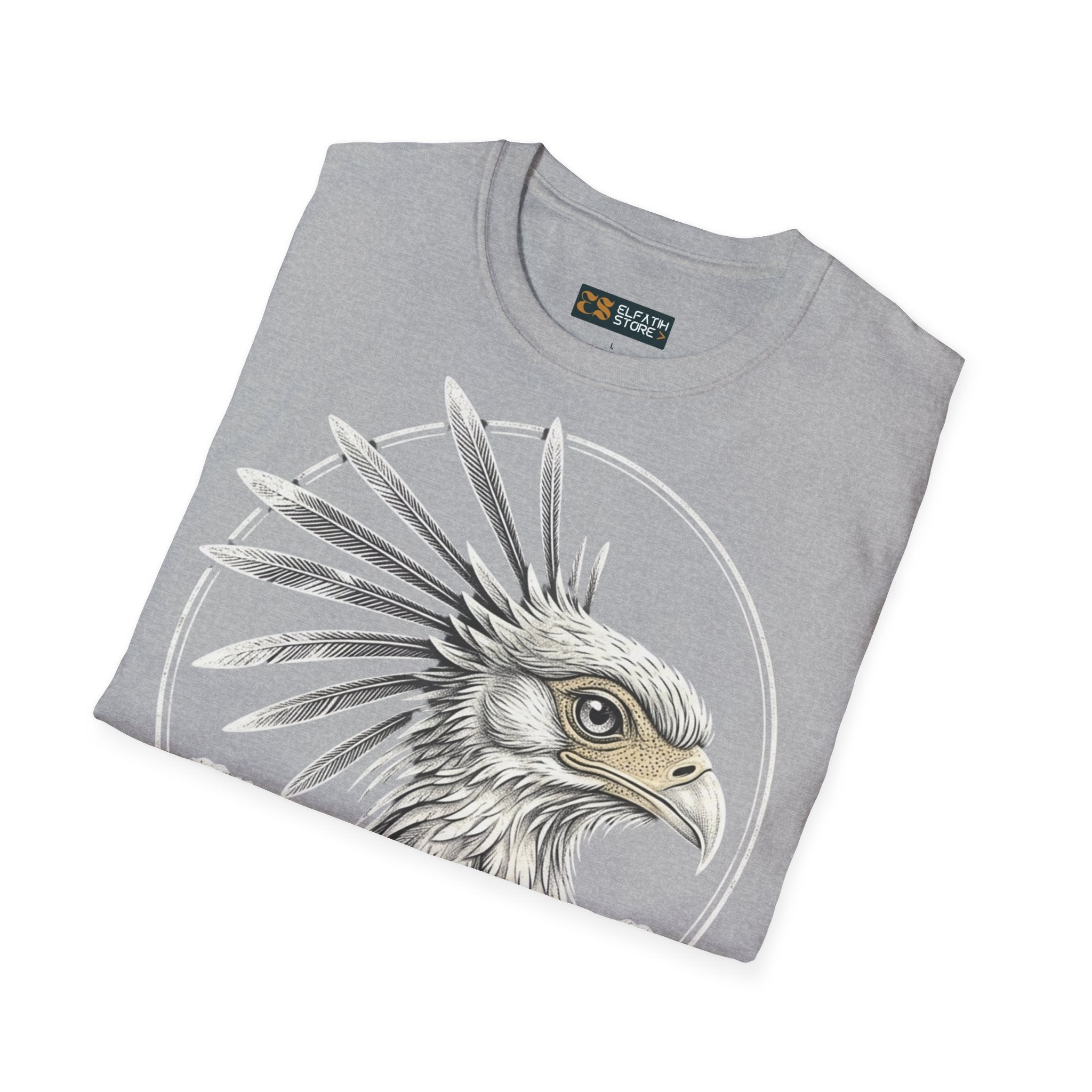 🇸🇩  Secretarybird beautiful T-Shirt | تيشرت صقر الجديان السودان قطن فاخر