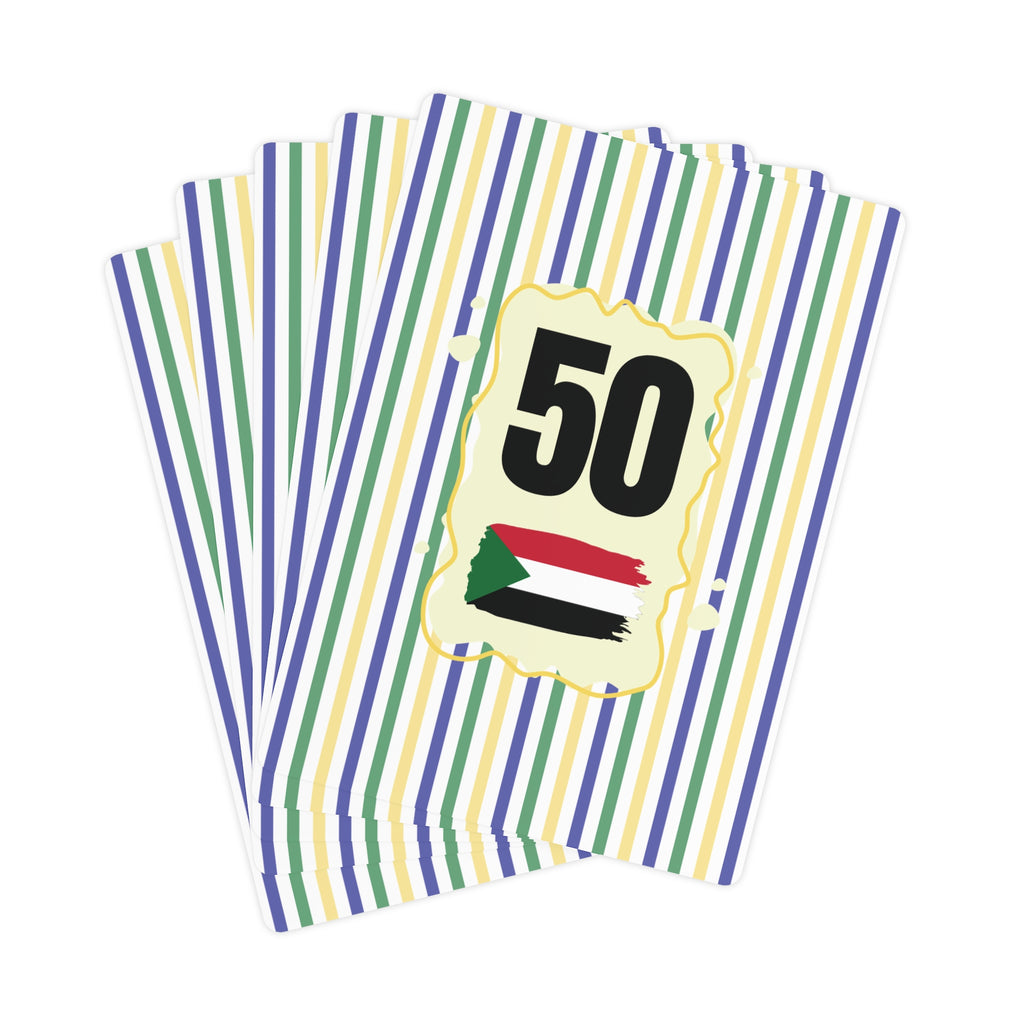 Playing Cards | كتشية 50 سودانية | كشتينة اصلية