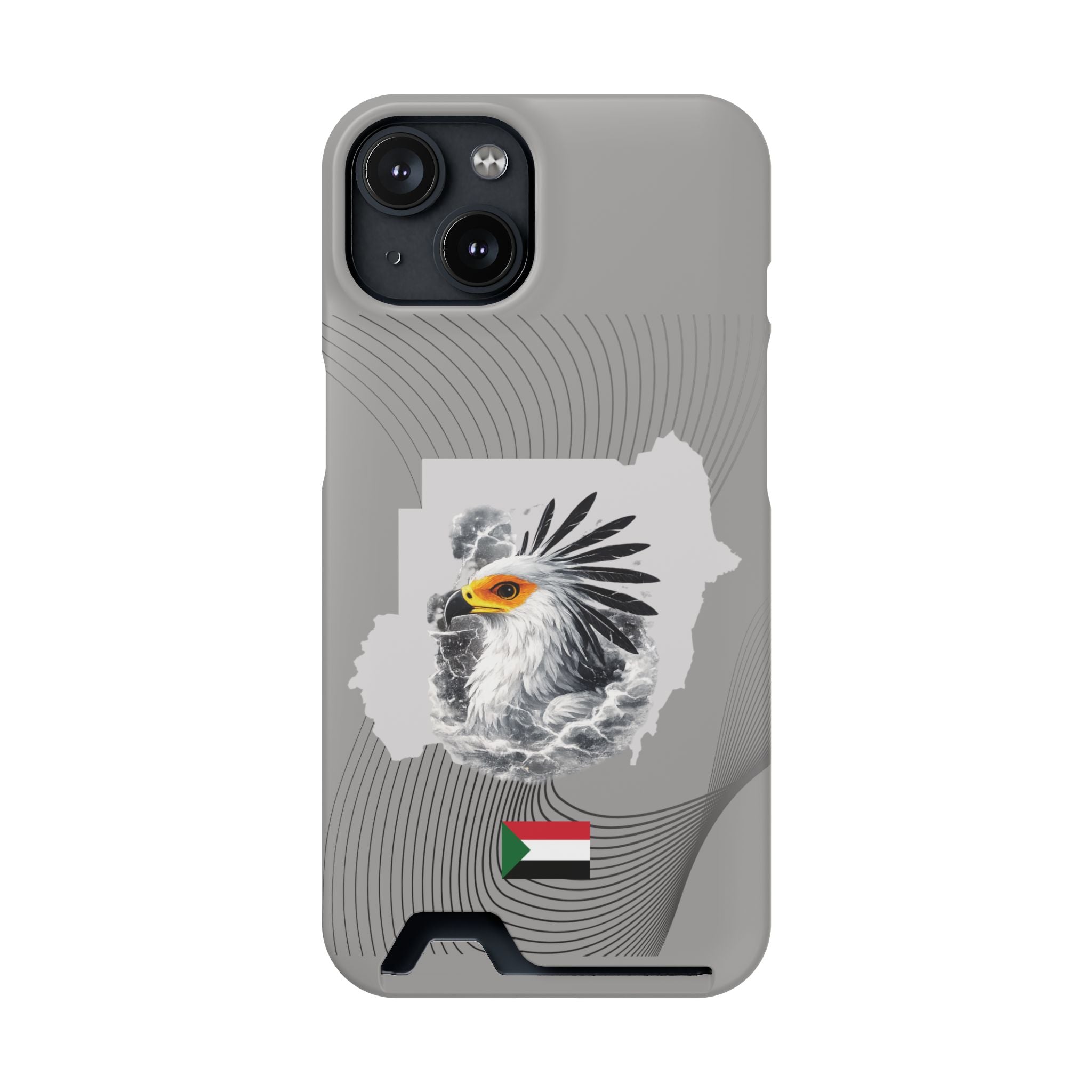 Sudan Eagle & Flag Protective Phone Case | جراب كفر علم وخريطة السودان