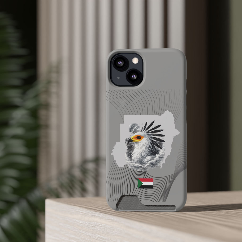 Sudan Eagle & Flag Protective Phone Case | جراب كفر علم وخريطة السودان