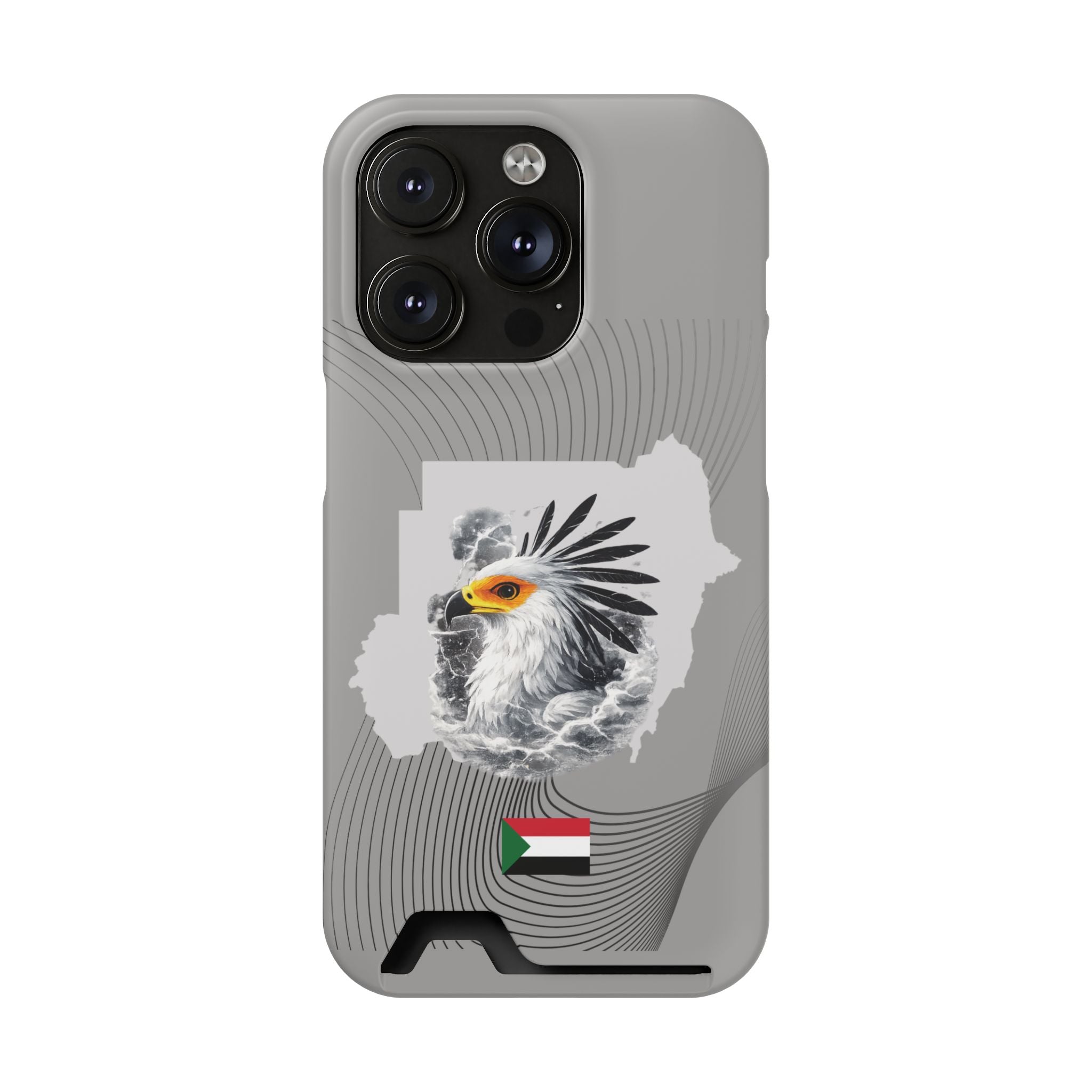 Sudan Eagle & Flag Protective Phone Case | جراب كفر علم وخريطة السودان