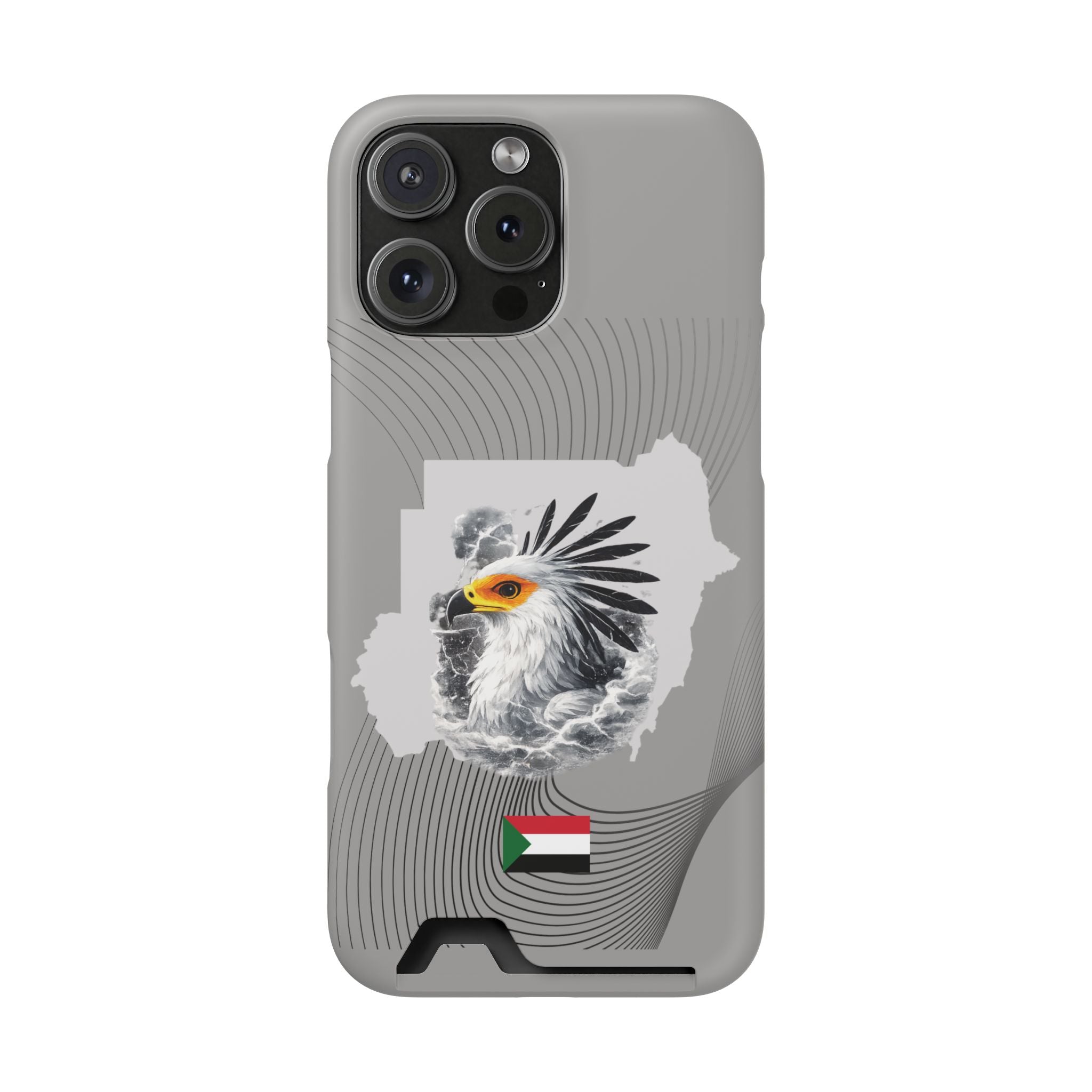 Sudan Eagle & Flag Protective Phone Case | جراب كفر علم وخريطة السودان