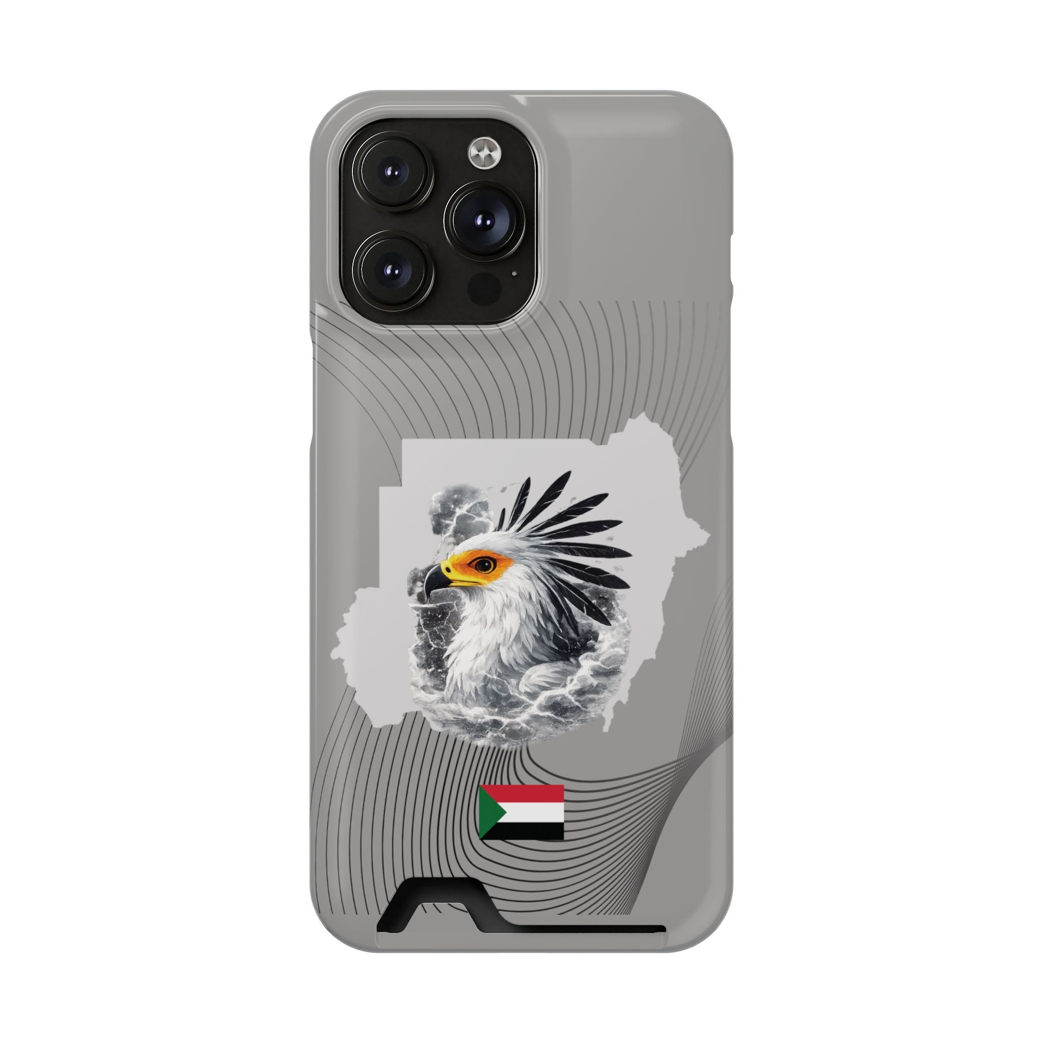 Sudan Eagle & Flag Protective Phone Case | جراب كفر علم وخريطة السودان
