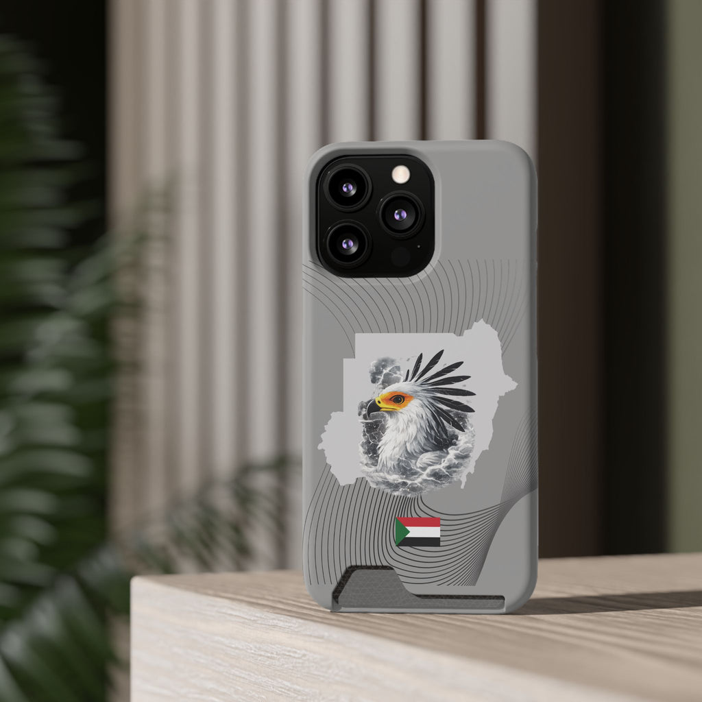 Sudan Eagle & Flag Protective Phone Case | جراب كفر علم وخريطة السودان