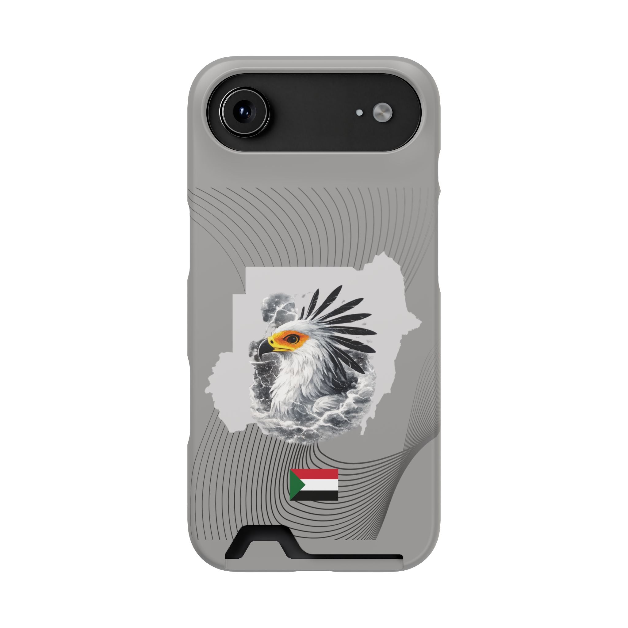 Sudan Eagle & Flag Protective Phone Case | جراب كفر علم وخريطة السودان