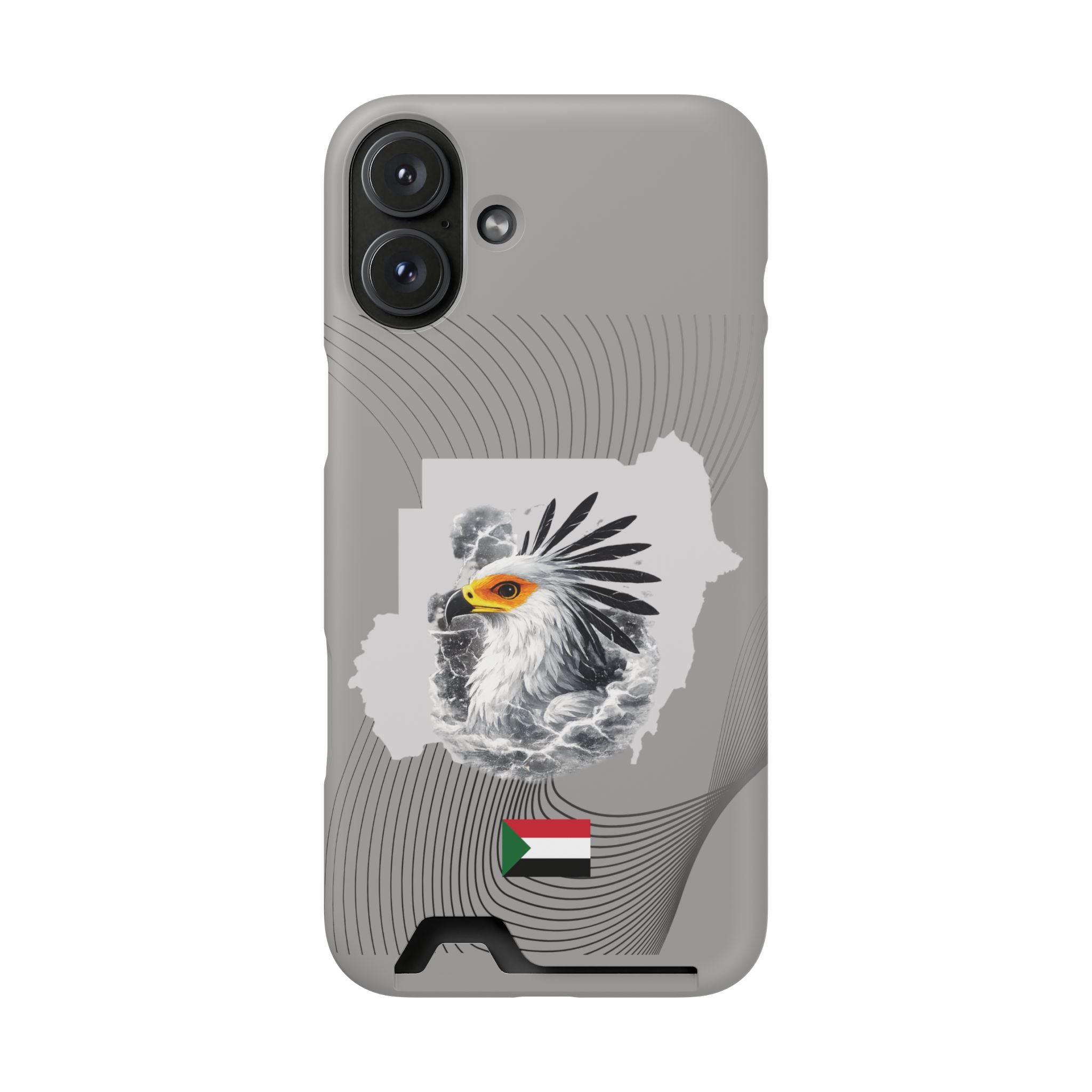 Sudan Eagle & Flag Protective Phone Case | جراب كفر علم وخريطة السودان